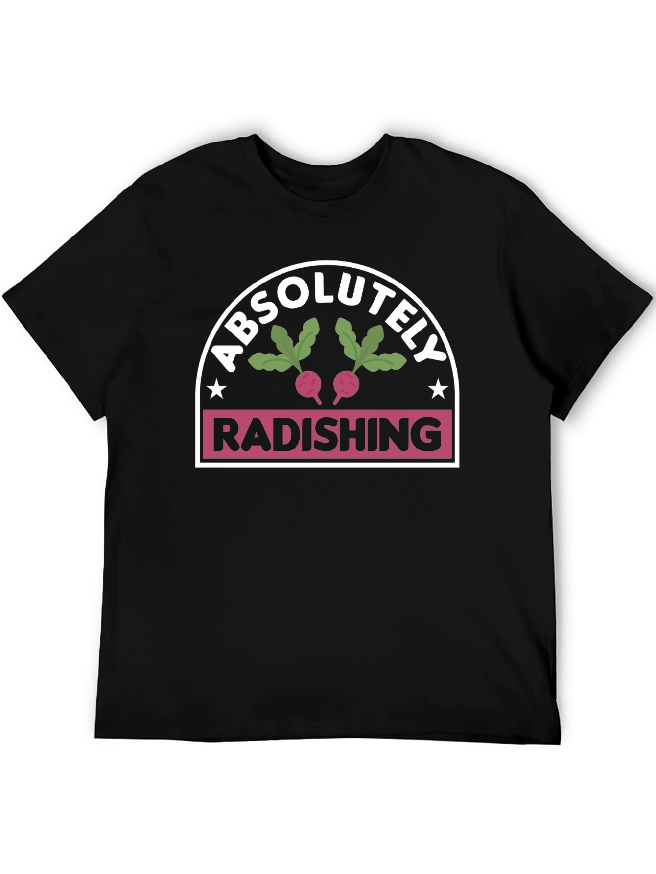 Absolutely Radishing Black T-Shirt