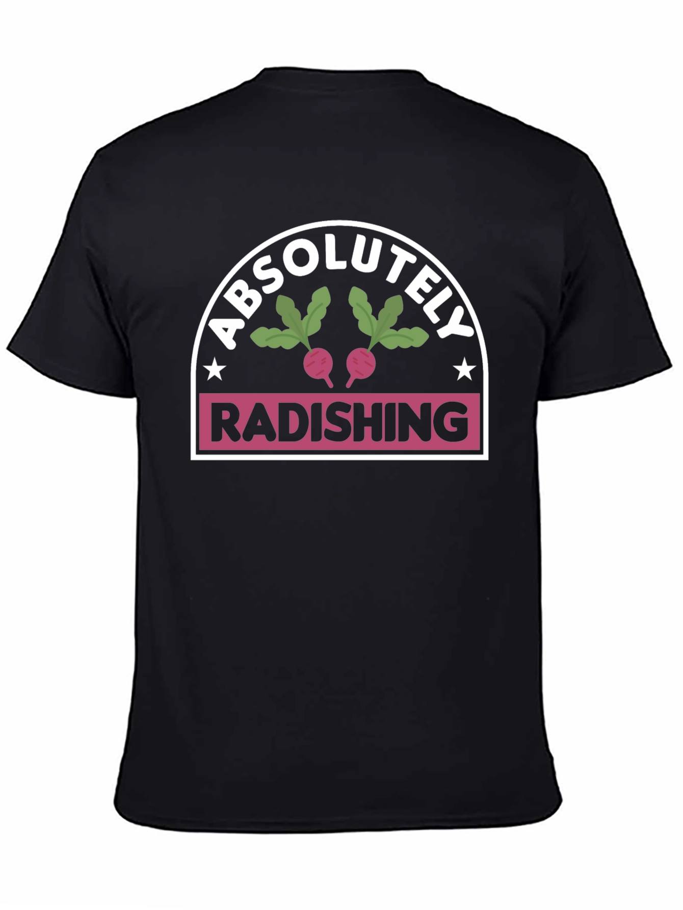 Absolutely Radishing Black T-Shirt