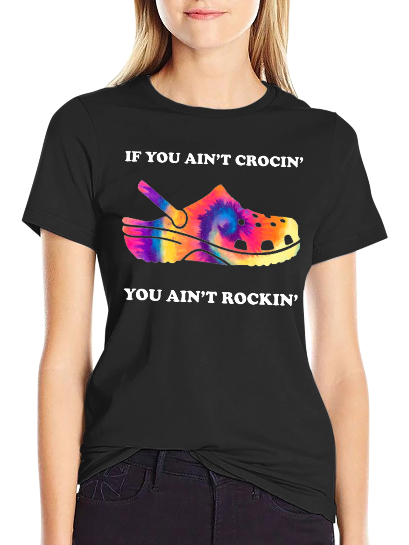 Aint Crocin Aint Rockin Graphic T-Shirt