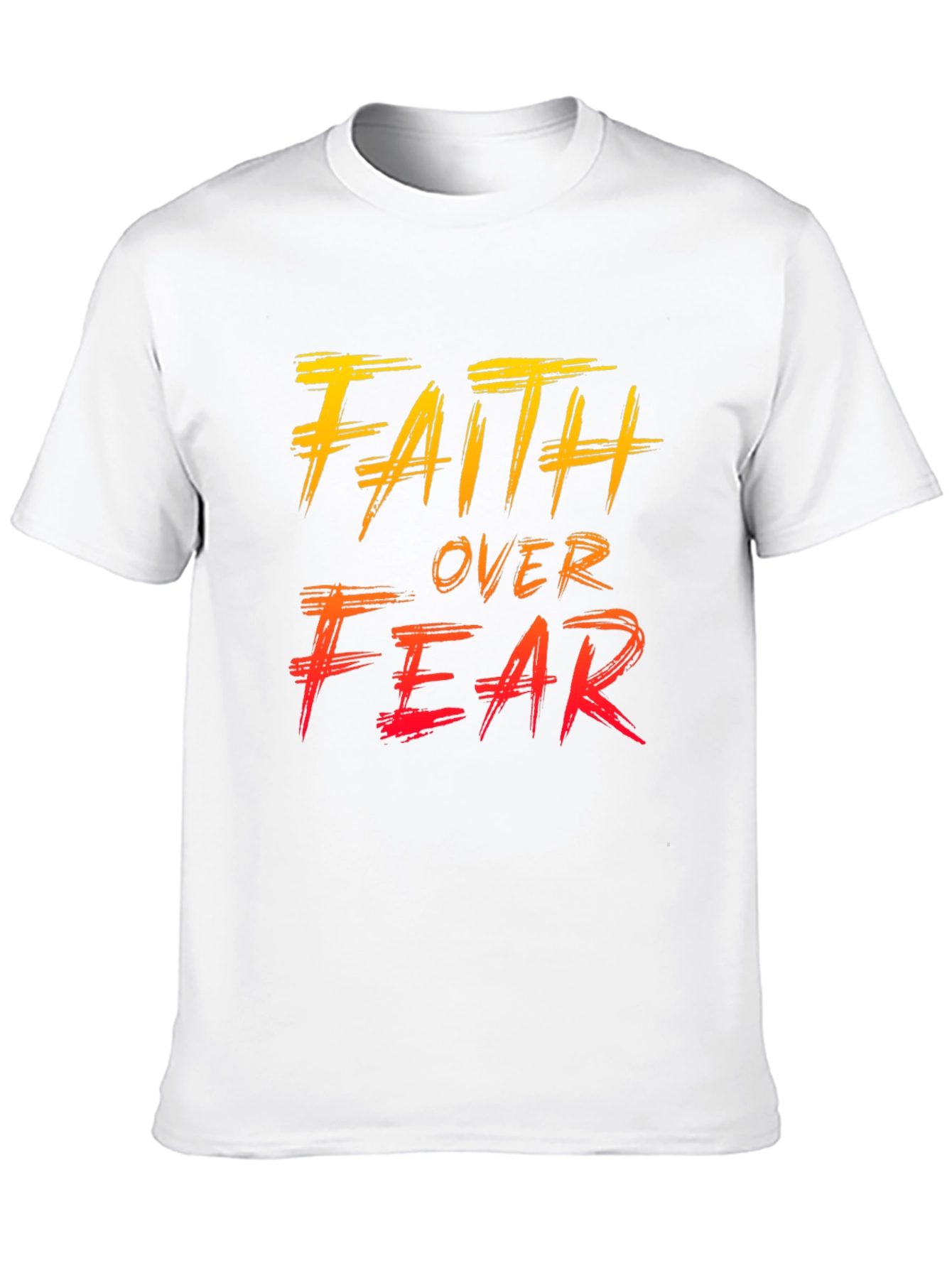 Faith Over Fear Graphic Tee - Motivational Shirt