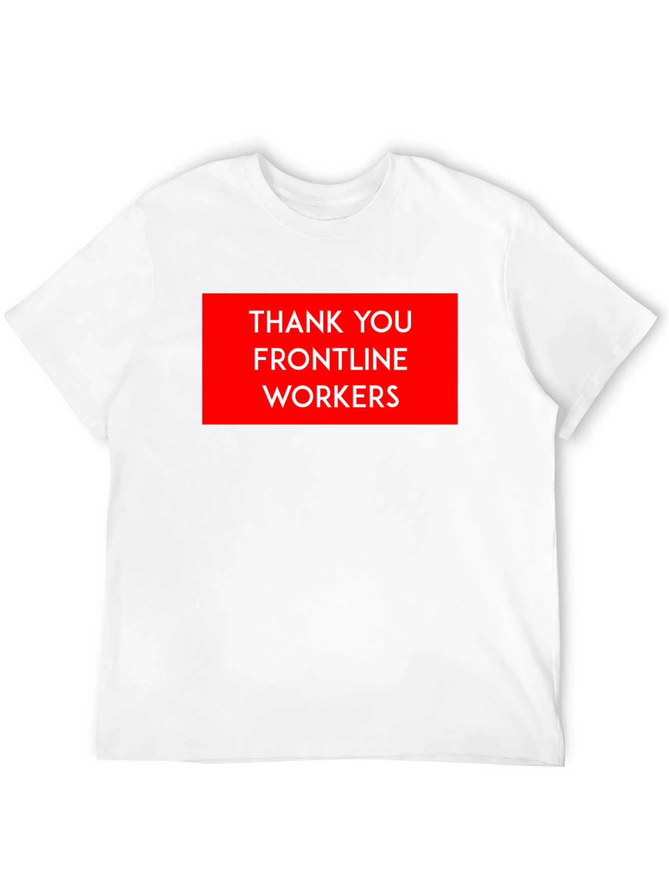 Thank You Frontline Workers Black T-Shirt