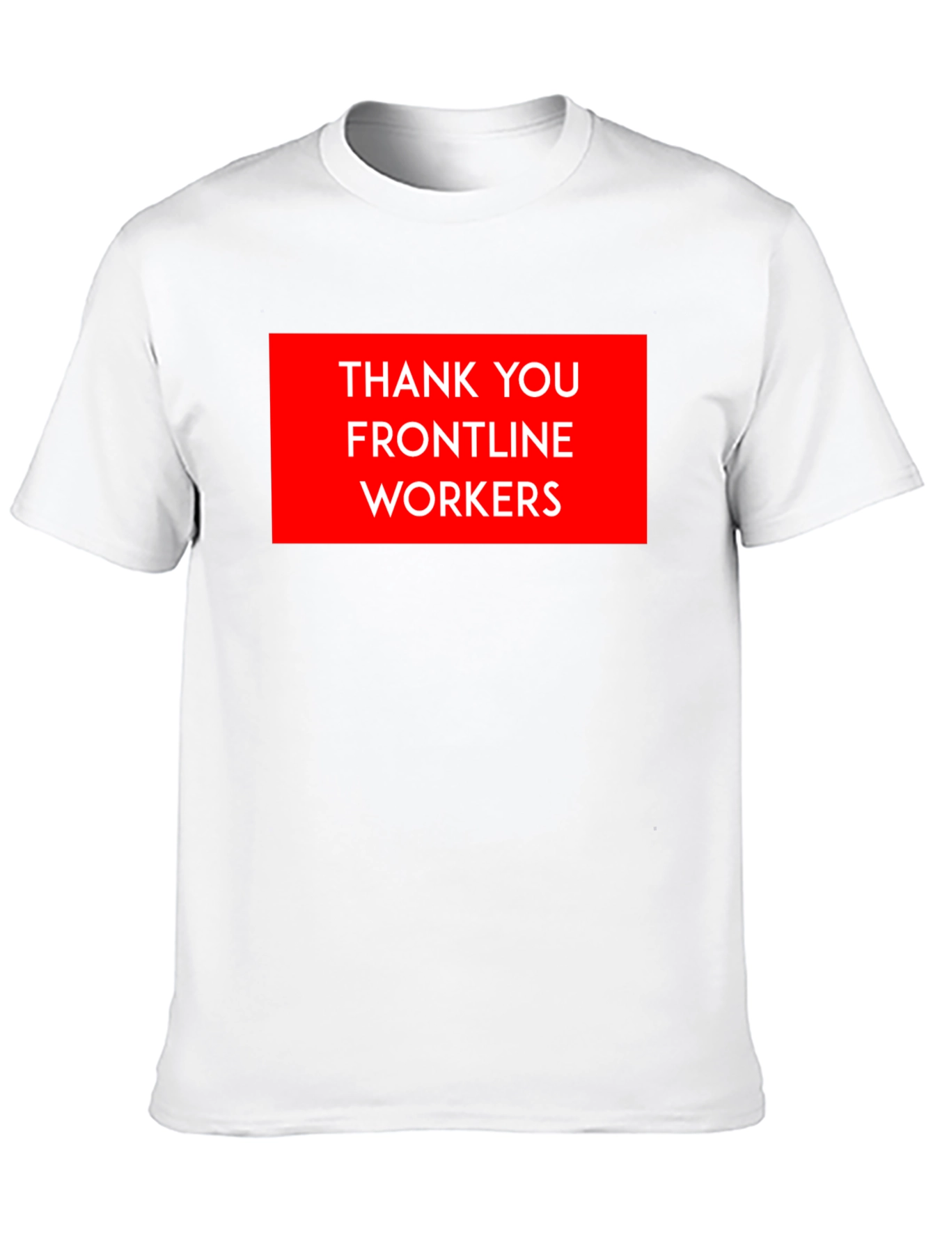 Thank You Frontline Workers Black T-Shirt