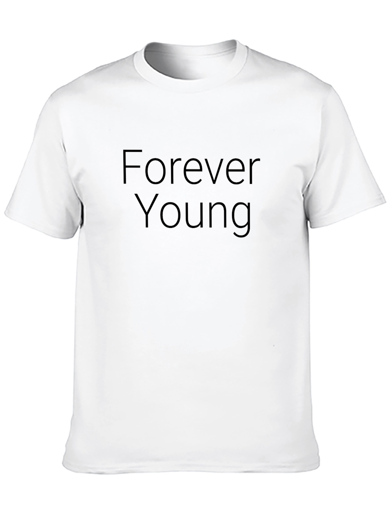 Forever Young Graphic Tee - Black