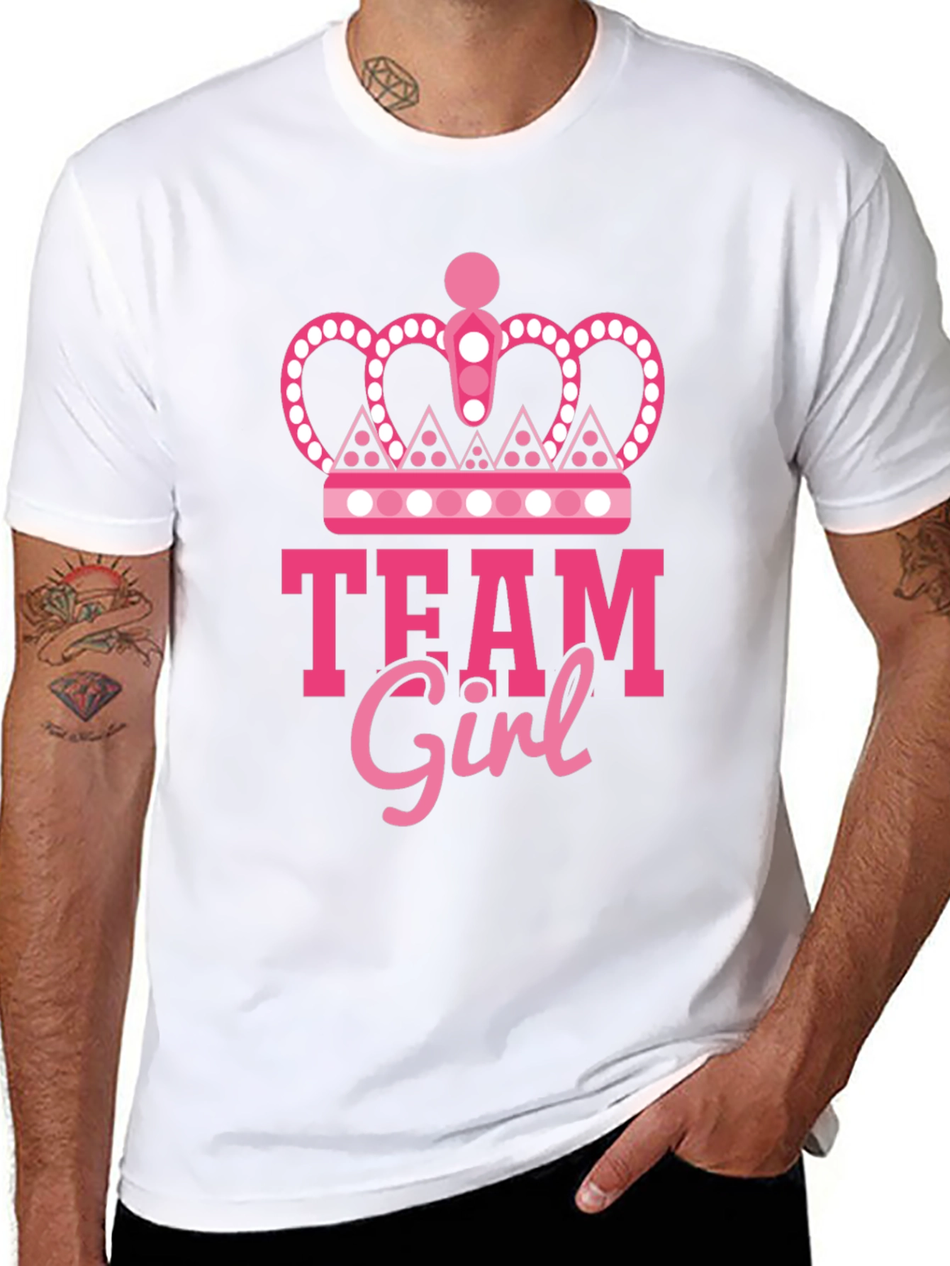Team Girl Gender Reveal T-Shirt