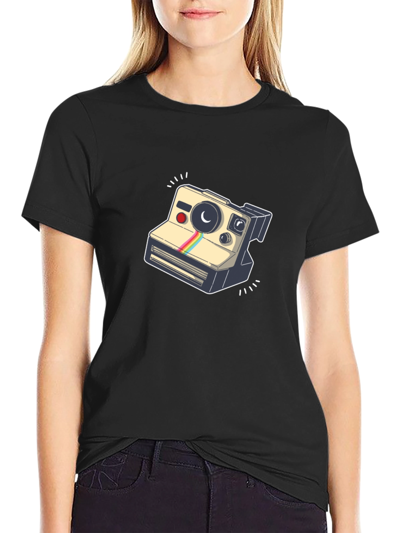 Retro Camera Graphic T-Shirt - Cool & Stylish