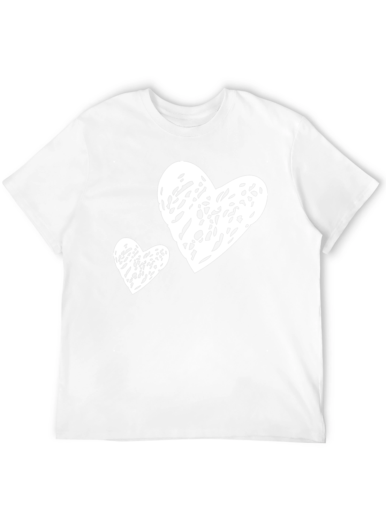 Black Heart Scribble Tee - Trendy Graphic T-Shirt