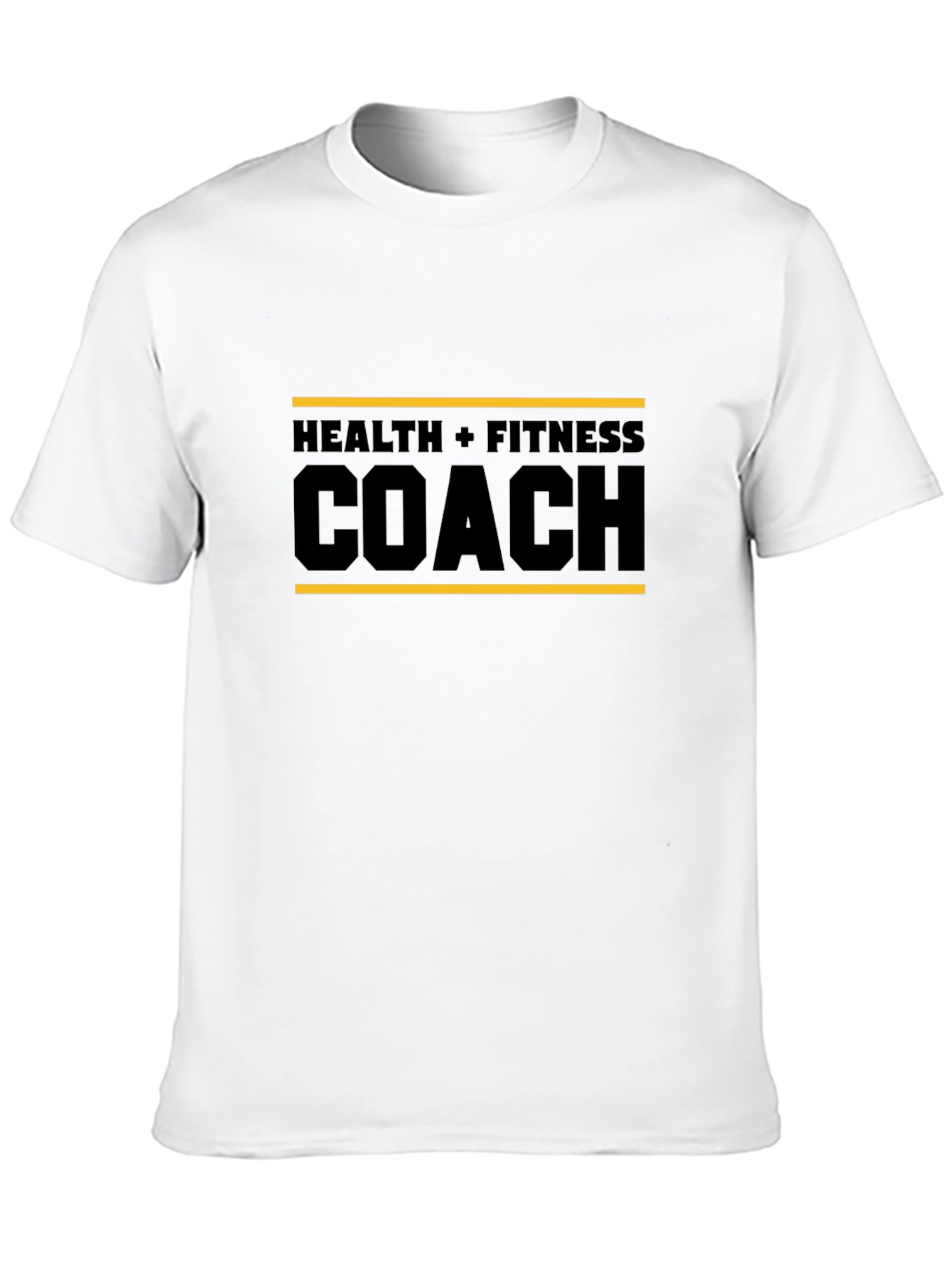Health & Fitness Coach T-Shirt - Black