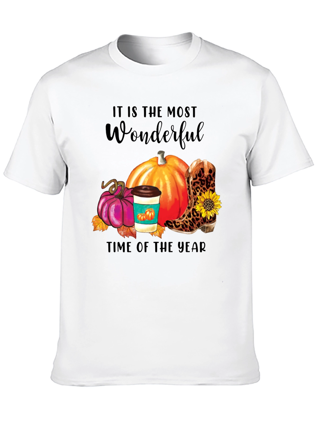 Fall Themed Graphic T-Shirt
