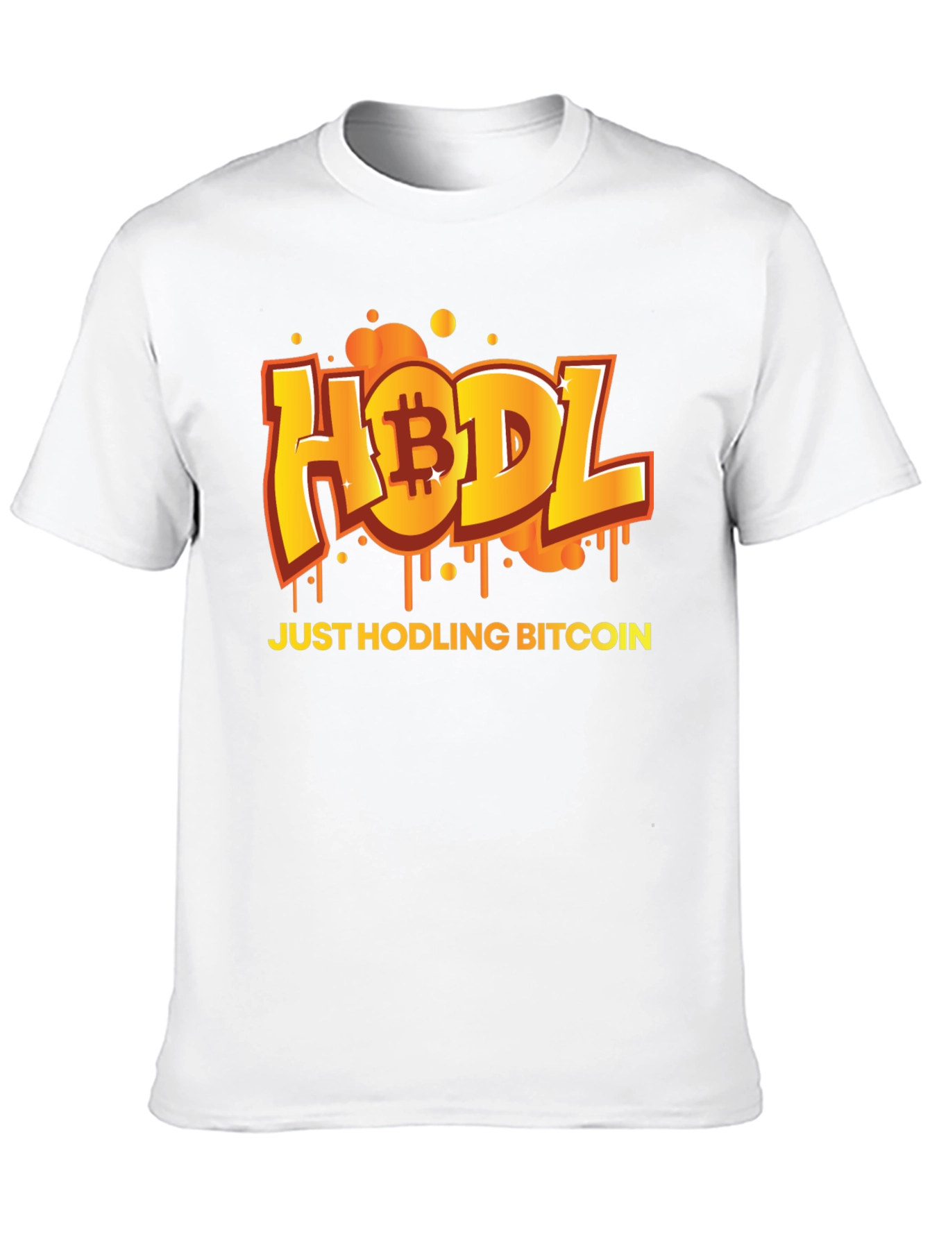 HODL Bitcoin Graphic Black T-Shirt