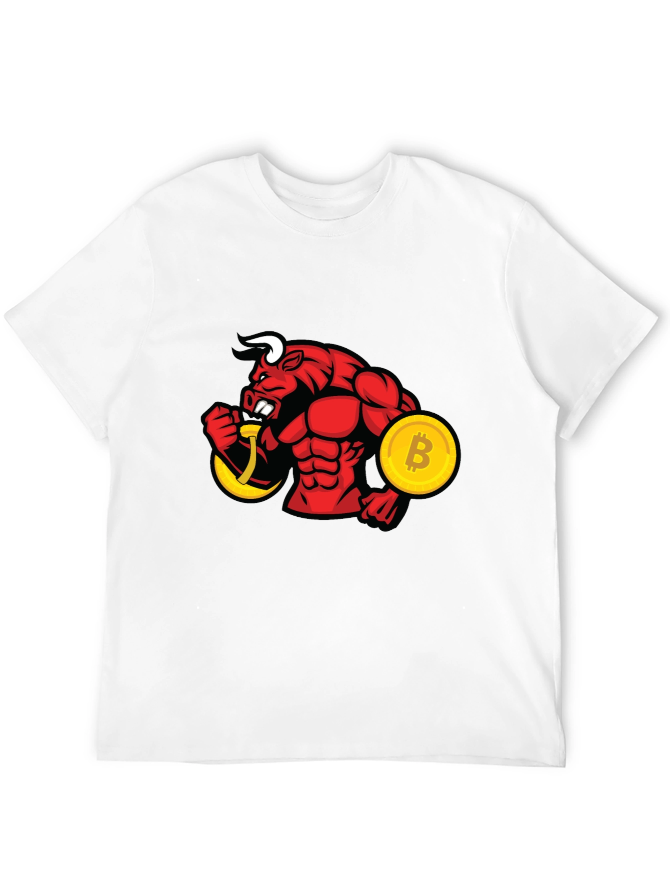 Bitcoin Bull Black T-Shirt - Crypto Investor Style