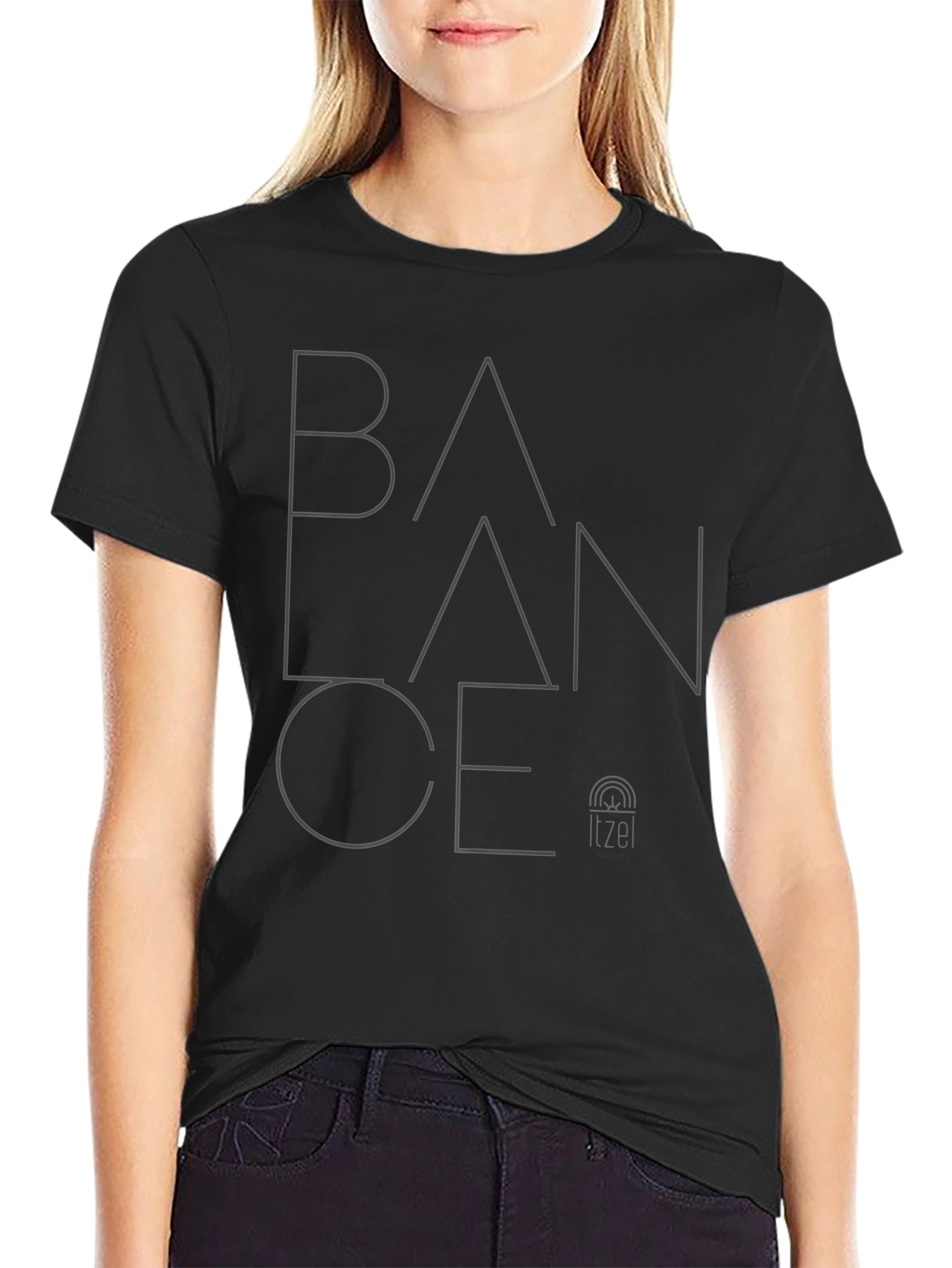 Balance Graphic Tee - Modern Minimalist Design