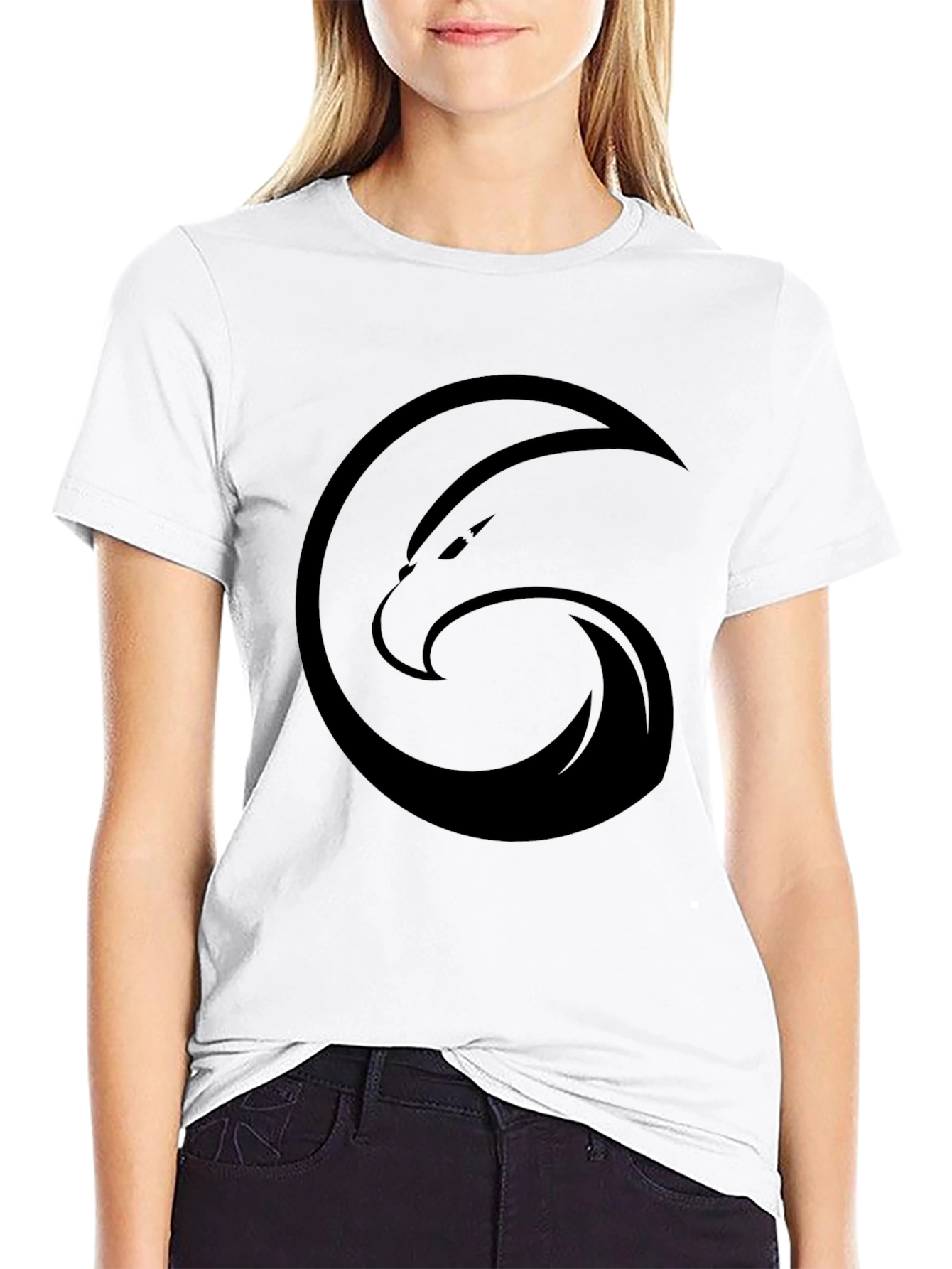 Black Eagle Logo Graphic Tee