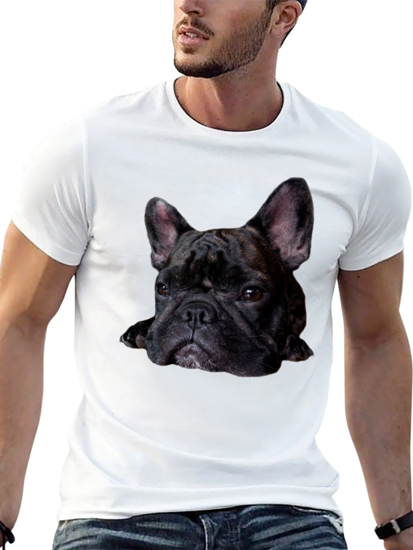 French Bulldog Graphic Tee - Black T-Shirt