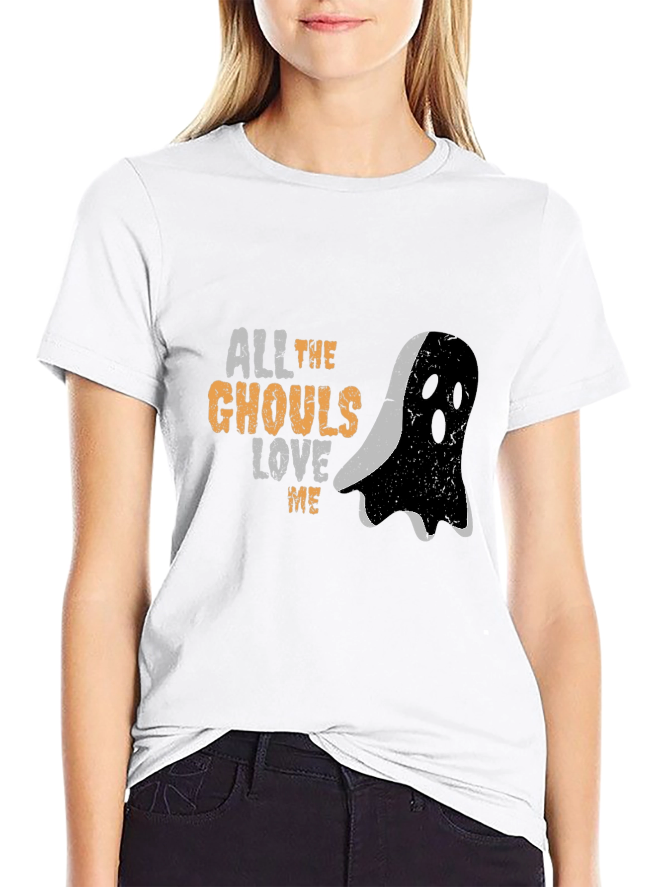 All The Ghouls Love Me Halloween Graphic Tee