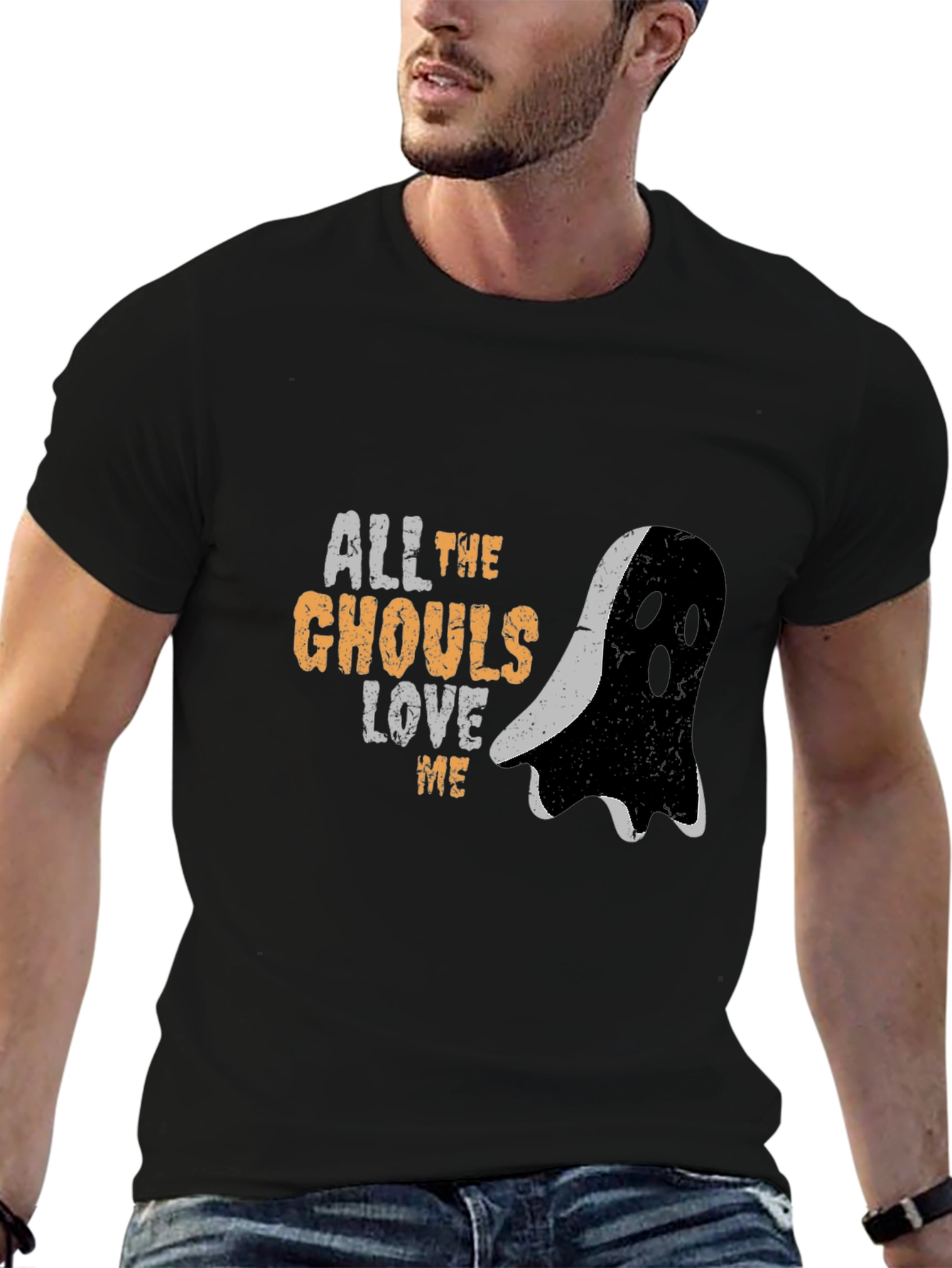 All The Ghouls Love Me Halloween Graphic Tee
