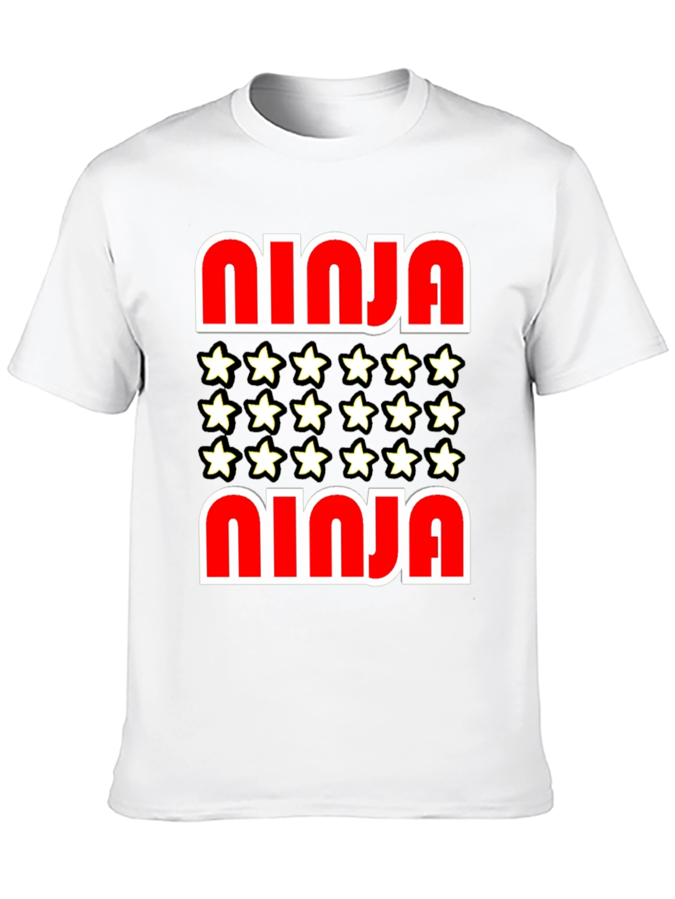 Ninja Star Graphic Tee - Stylish Cotton Blend Shirt
