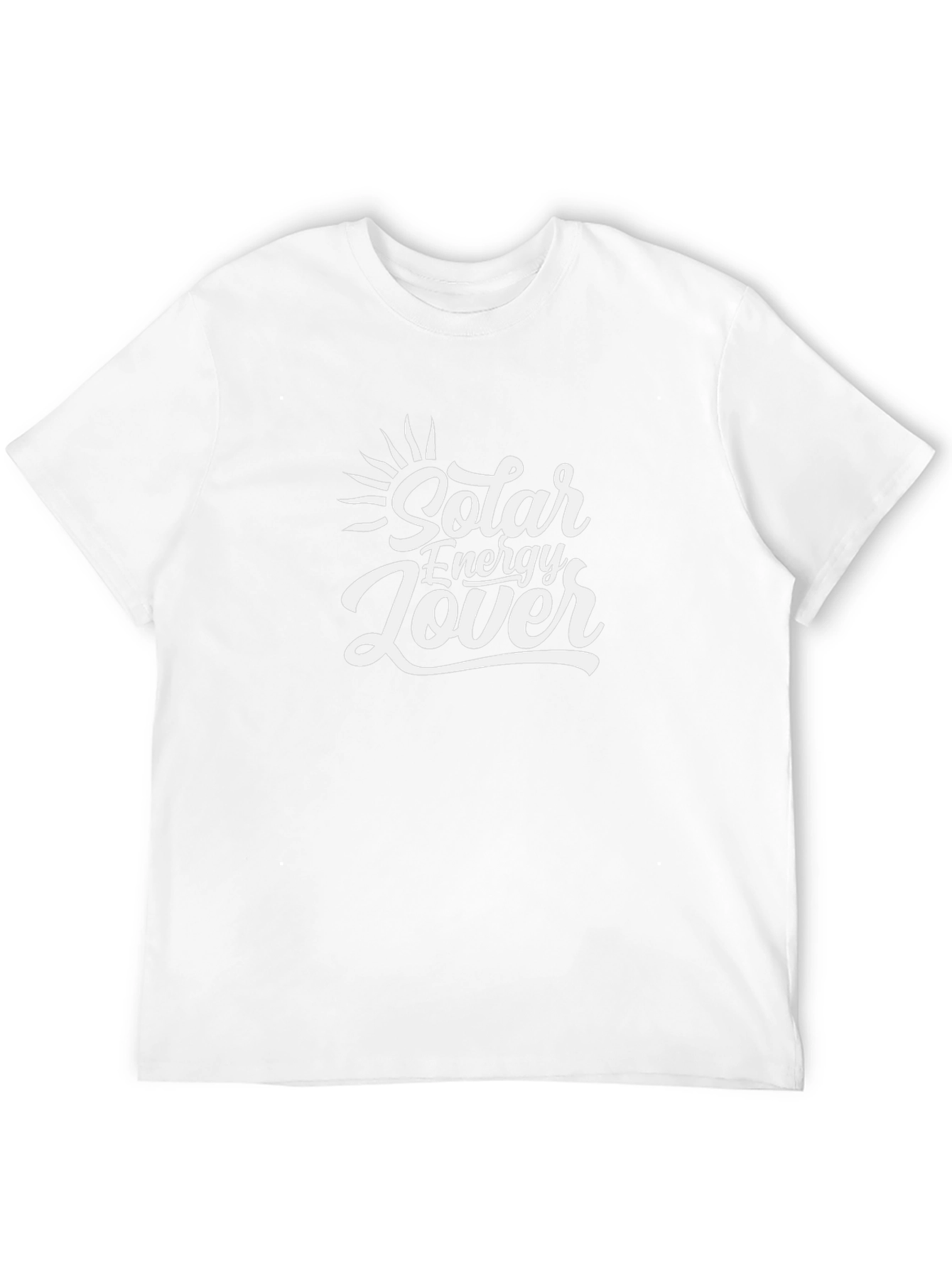 Solar Energy Lover Black Graphic Tee
