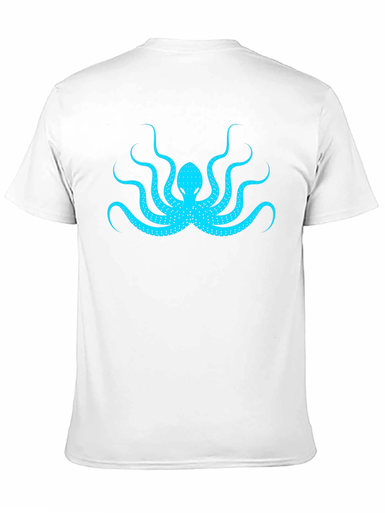 Cool Octopus Graphic Black T-Shirt