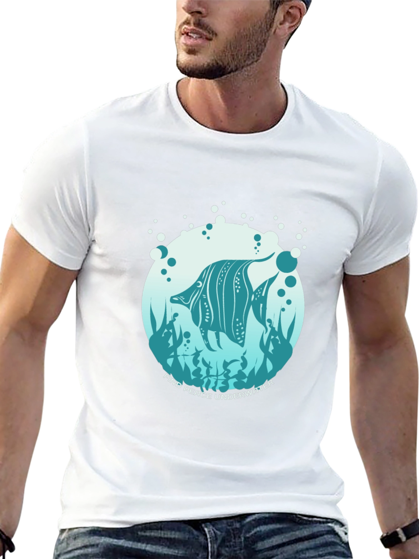 Underwater Peace Graphic T-Shirt