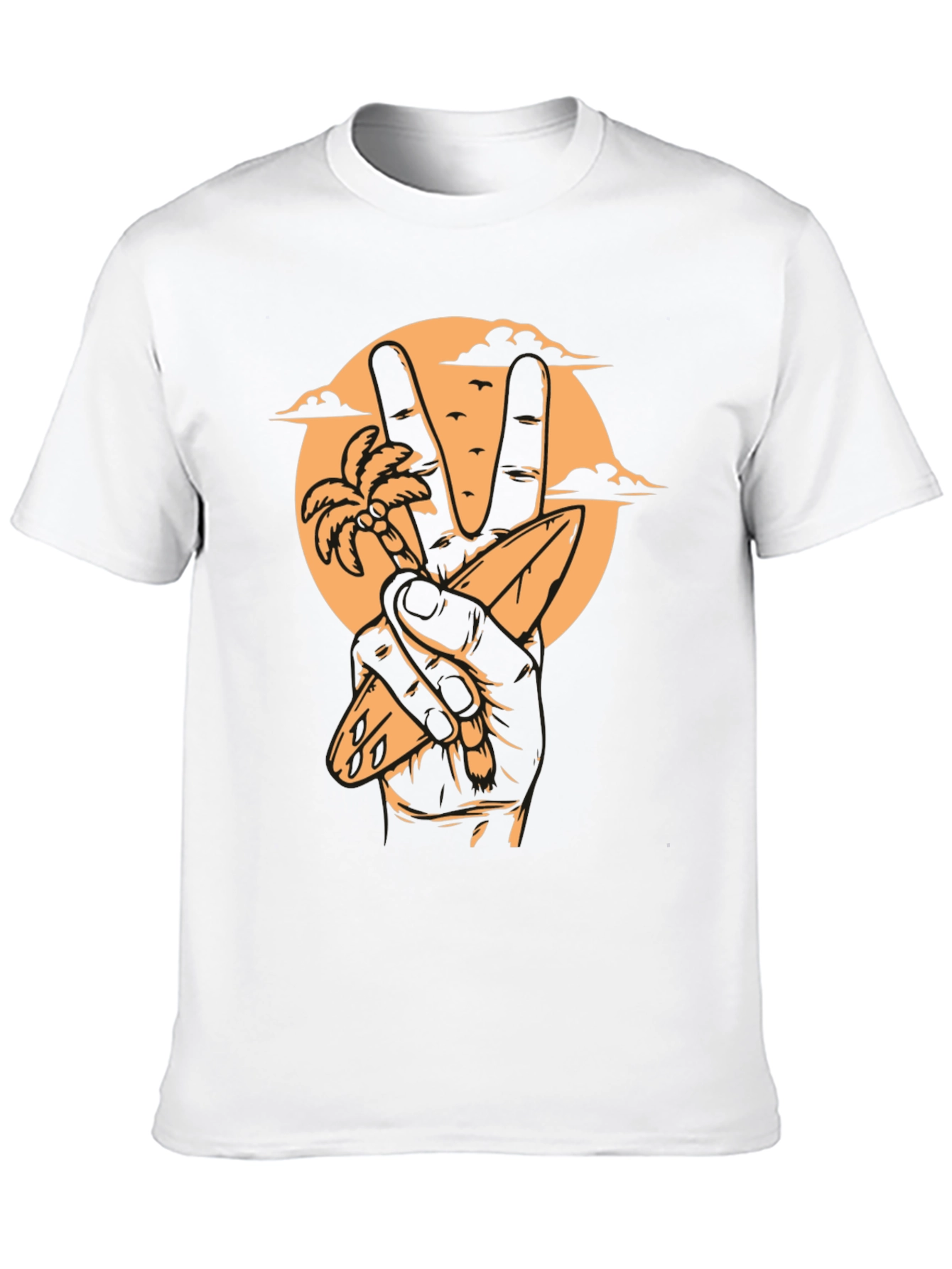 Peace Sign Beach T-Shirt