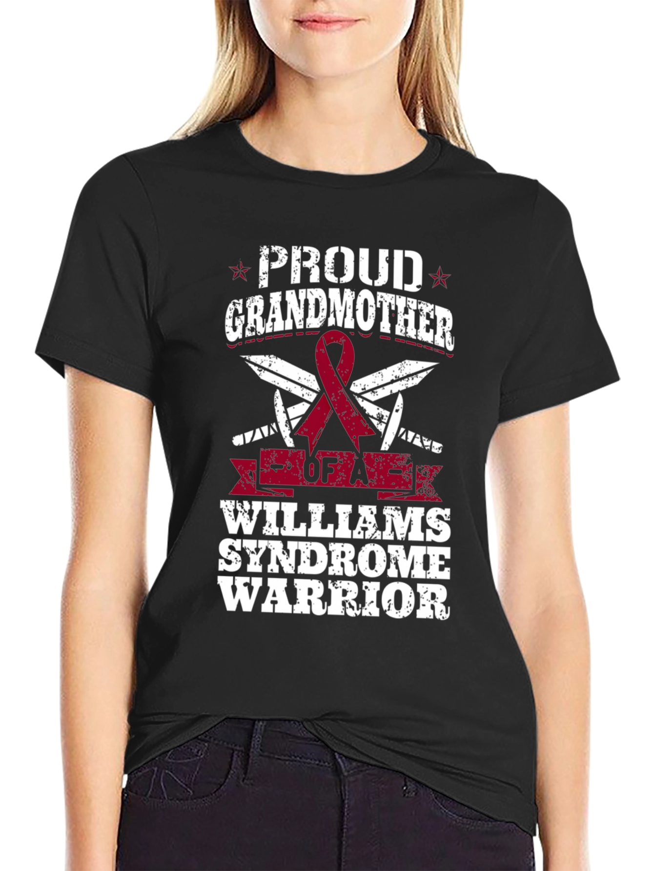 Proud Grandmother Williams Syndrome Warrior T-Shirt
