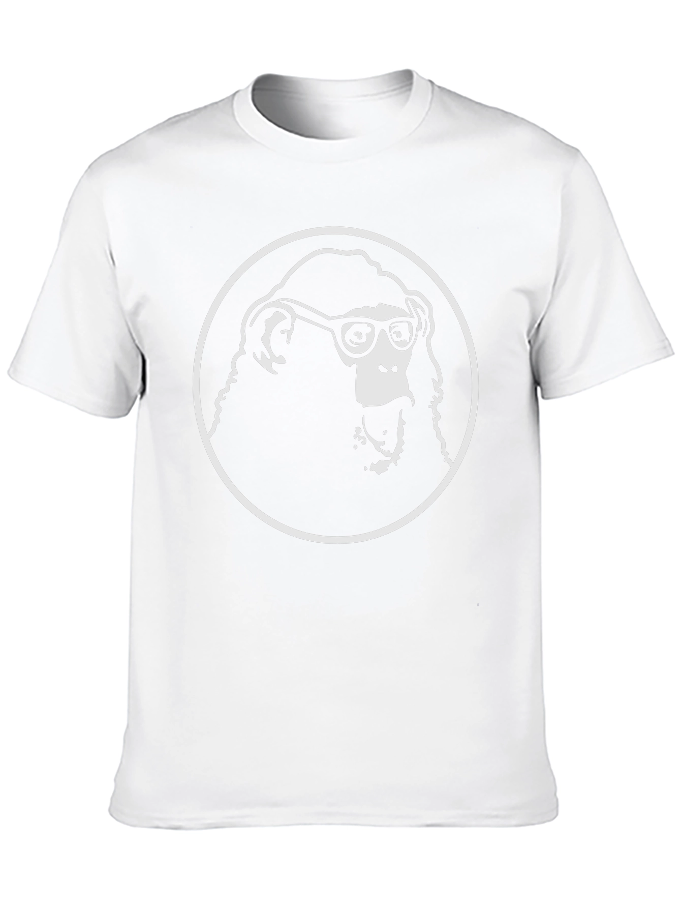 Funny Monkey Graphic Tee - Black Cotton T-Shirt