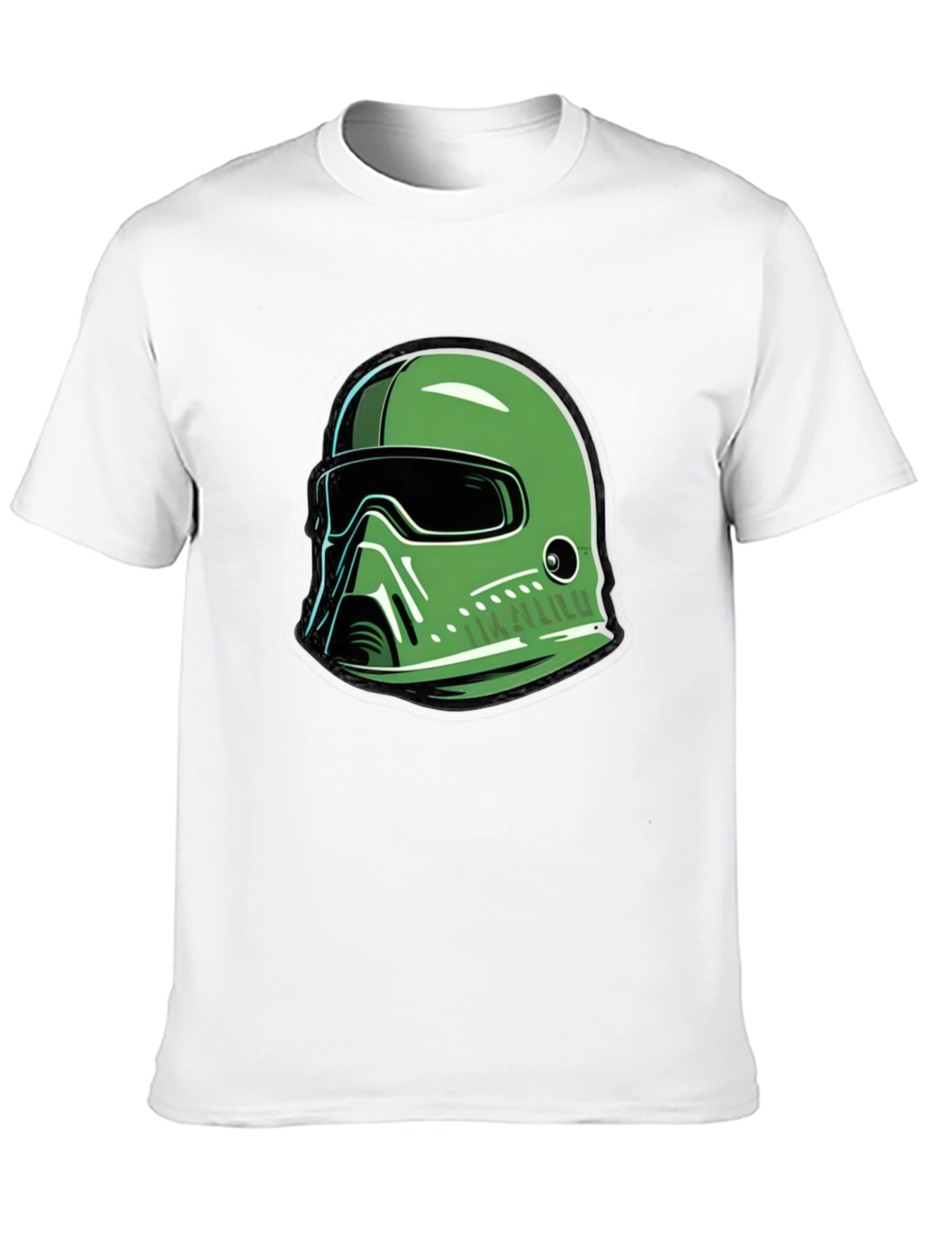 Green Helmet Graphic T-Shirt