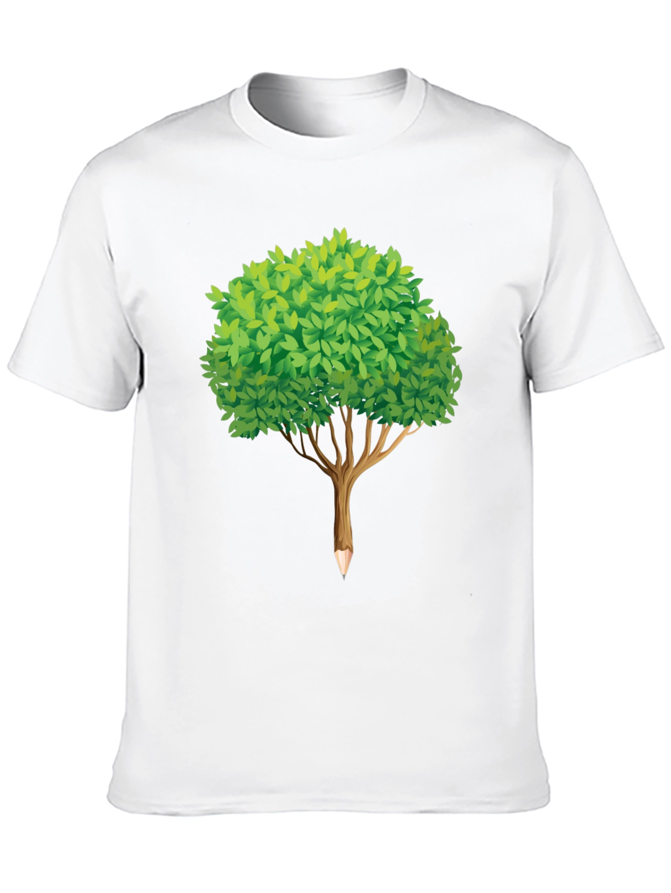 Tree Pencil Black T-Shirt