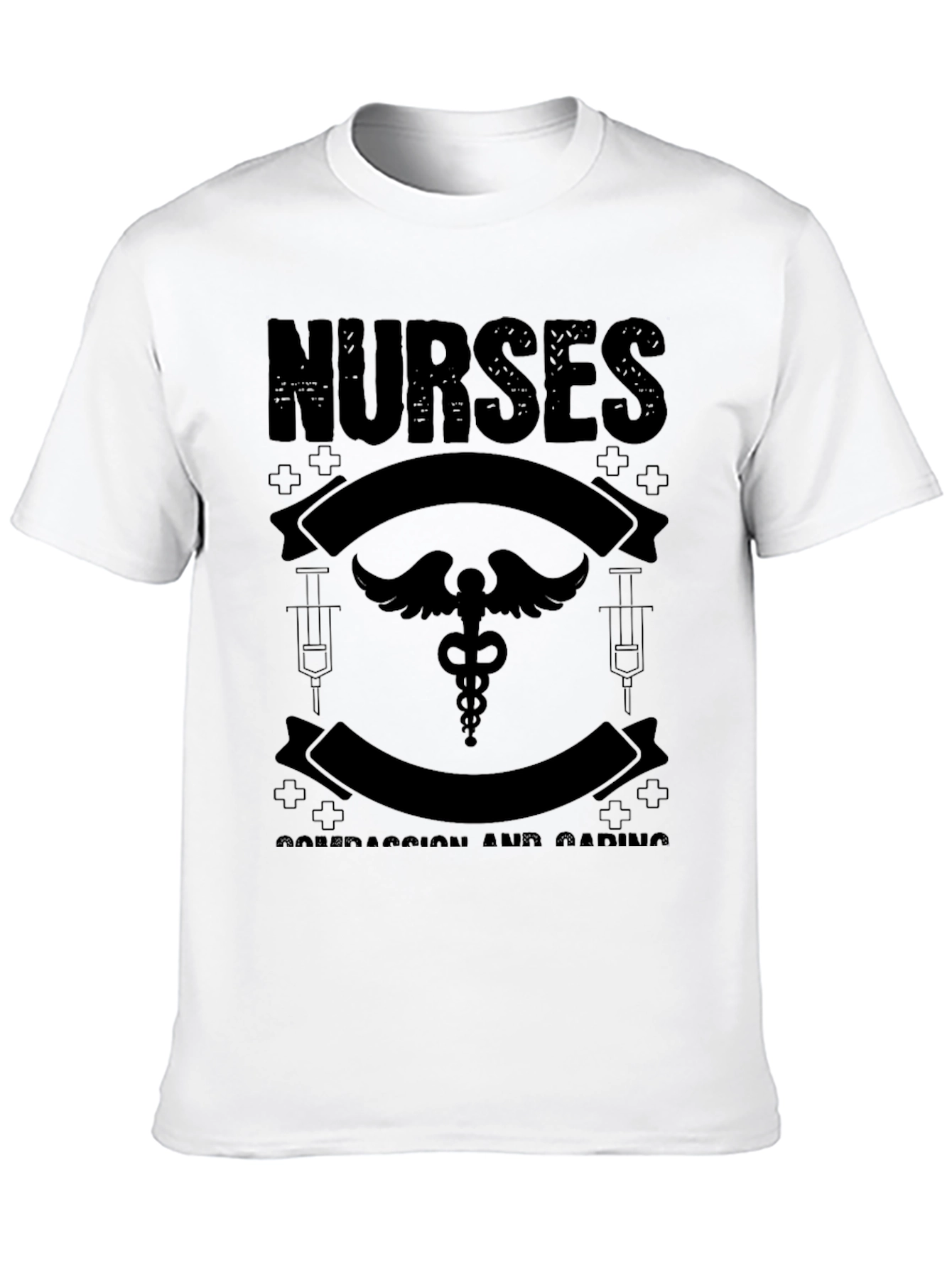 Nurses Compassion & Caring Graphic Tee