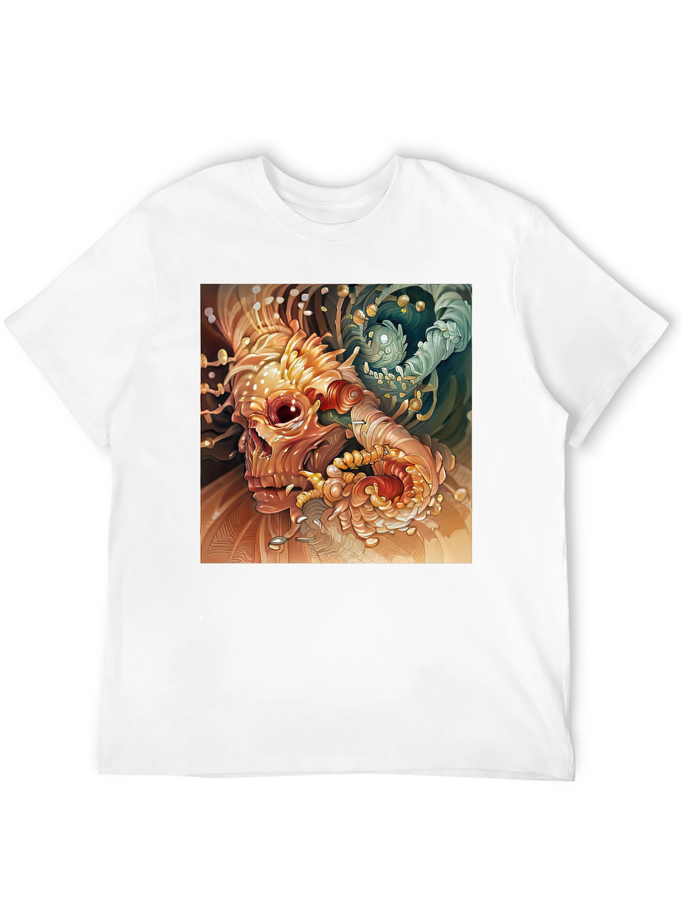 Skull Art Graphic Tee - Unique Design