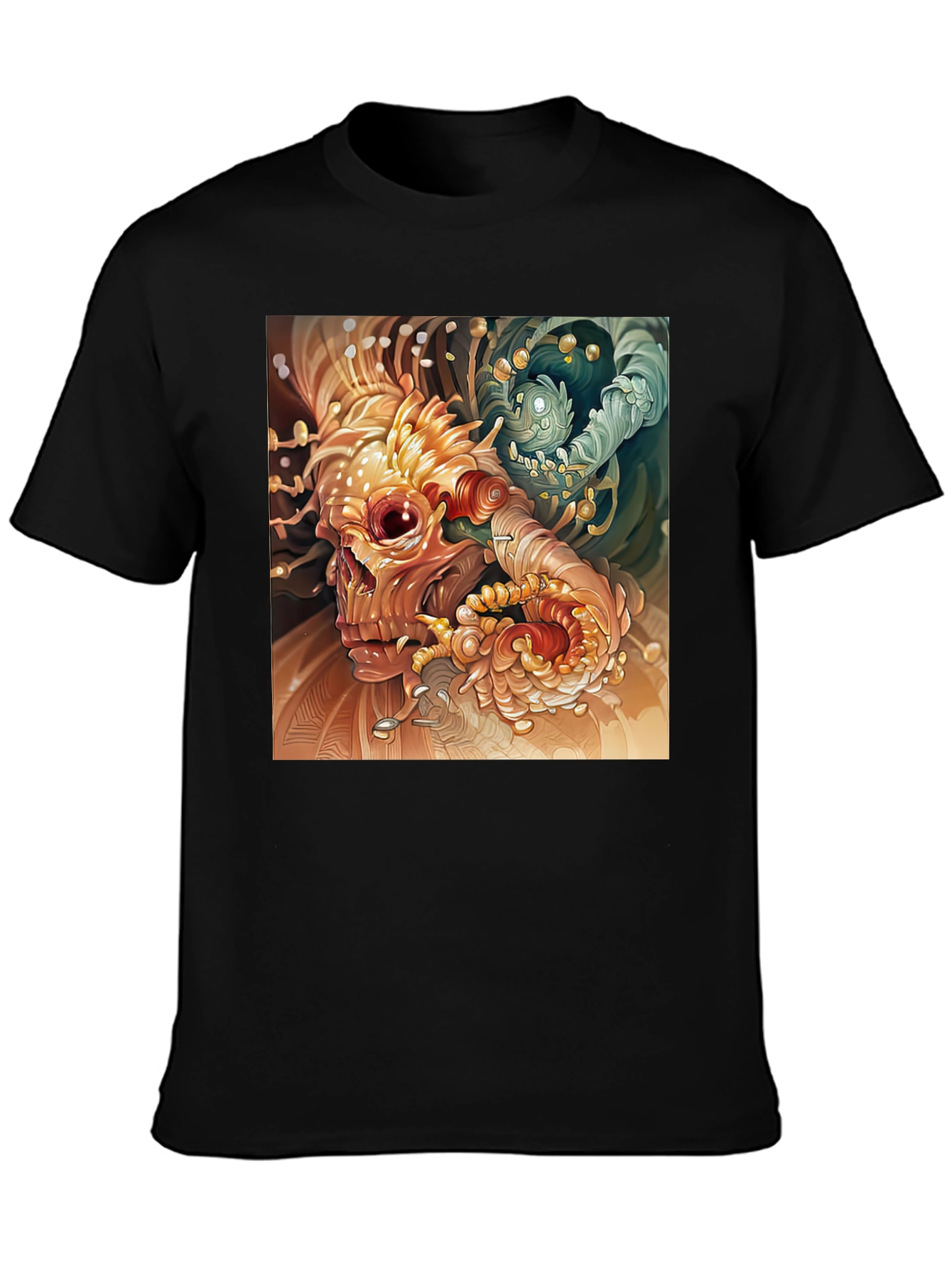 Skull Art Graphic Tee - Unique Design