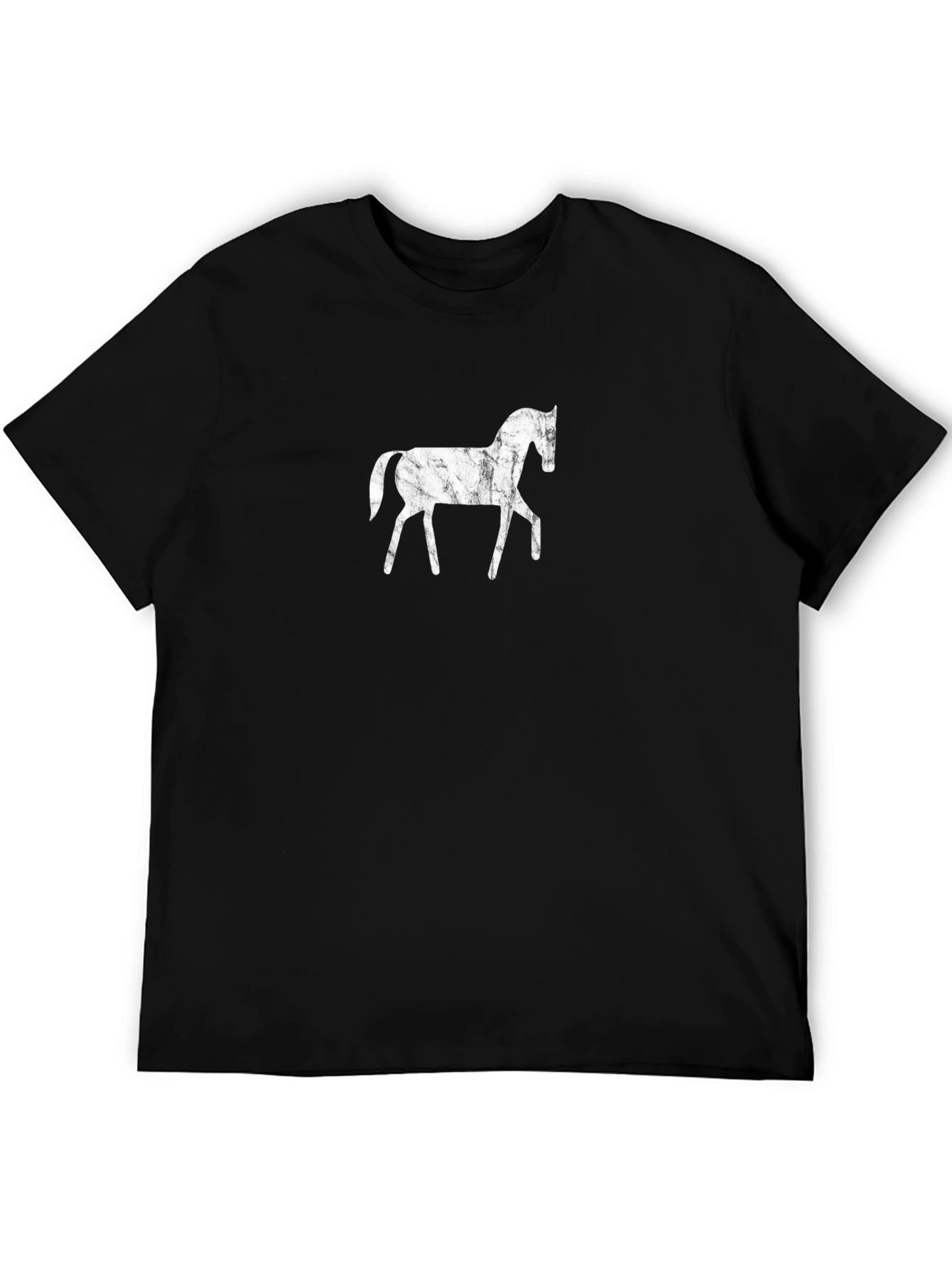 Black Horse Graphic Tee - Stylish Casual Wear