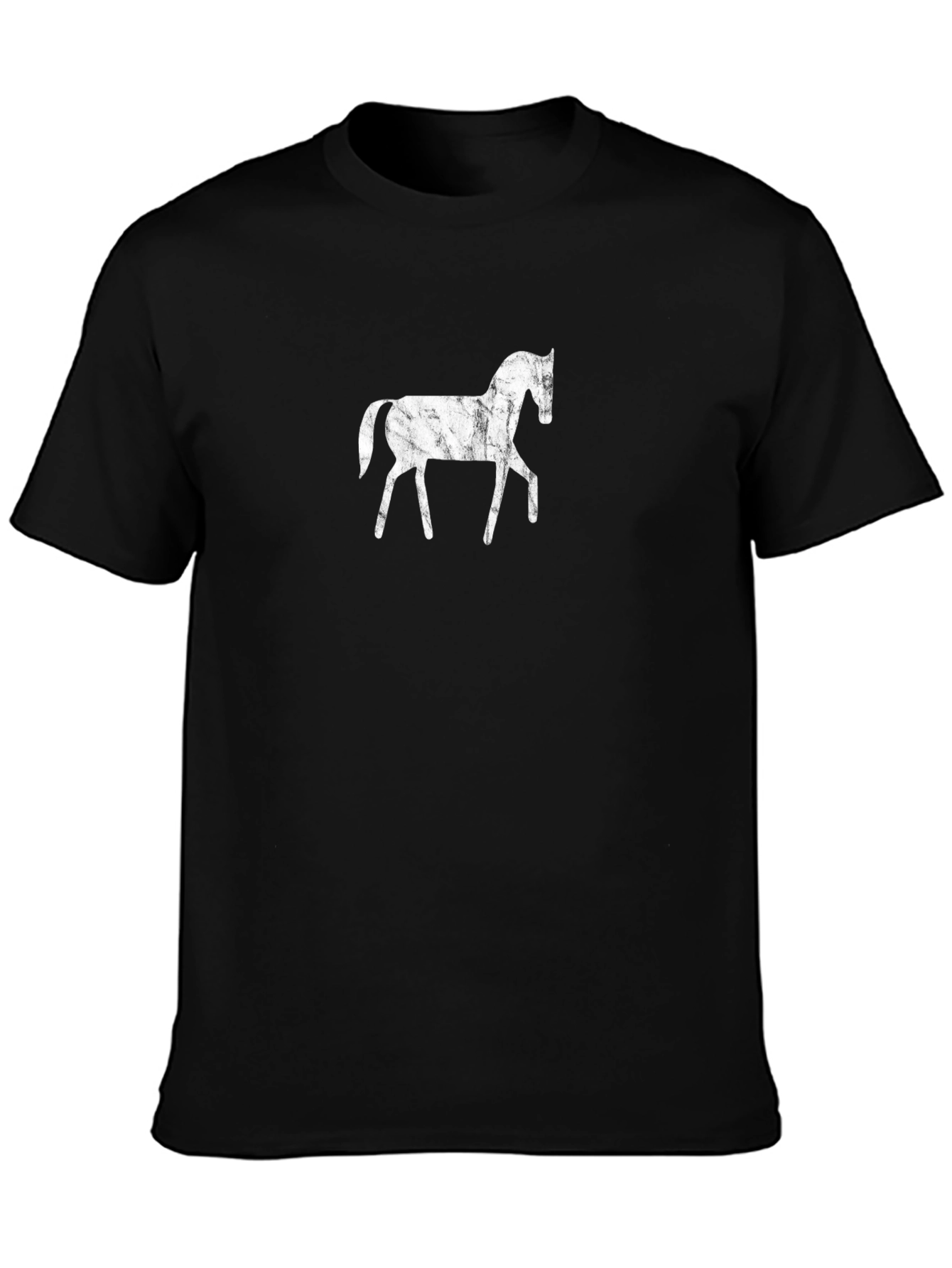 Black Horse Graphic Tee - Stylish Casual Wear