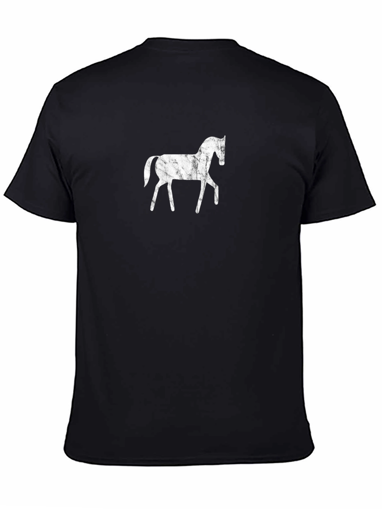 Black Horse Graphic Tee - Stylish Casual Wear