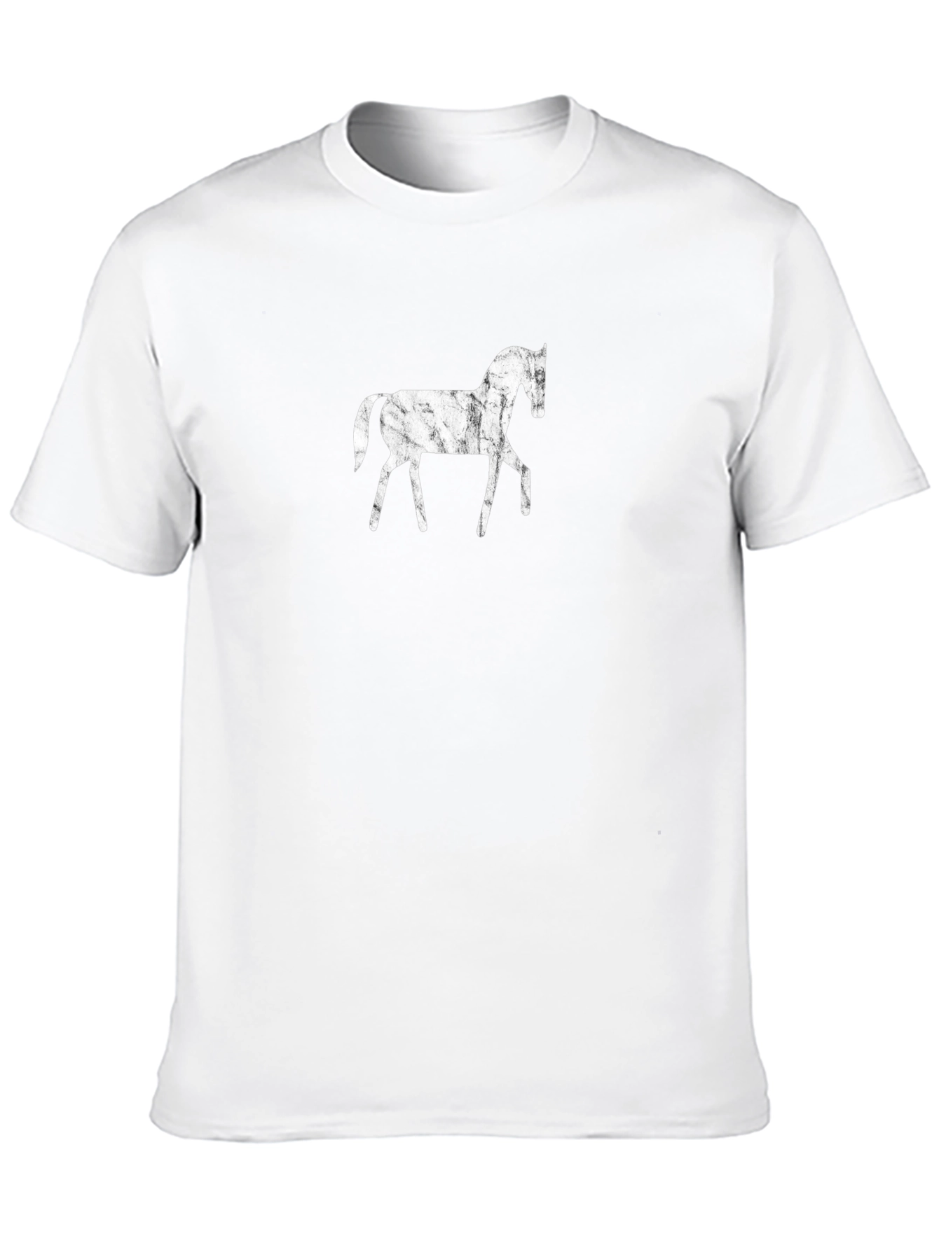 Black Horse Graphic Tee - Stylish Casual Wear