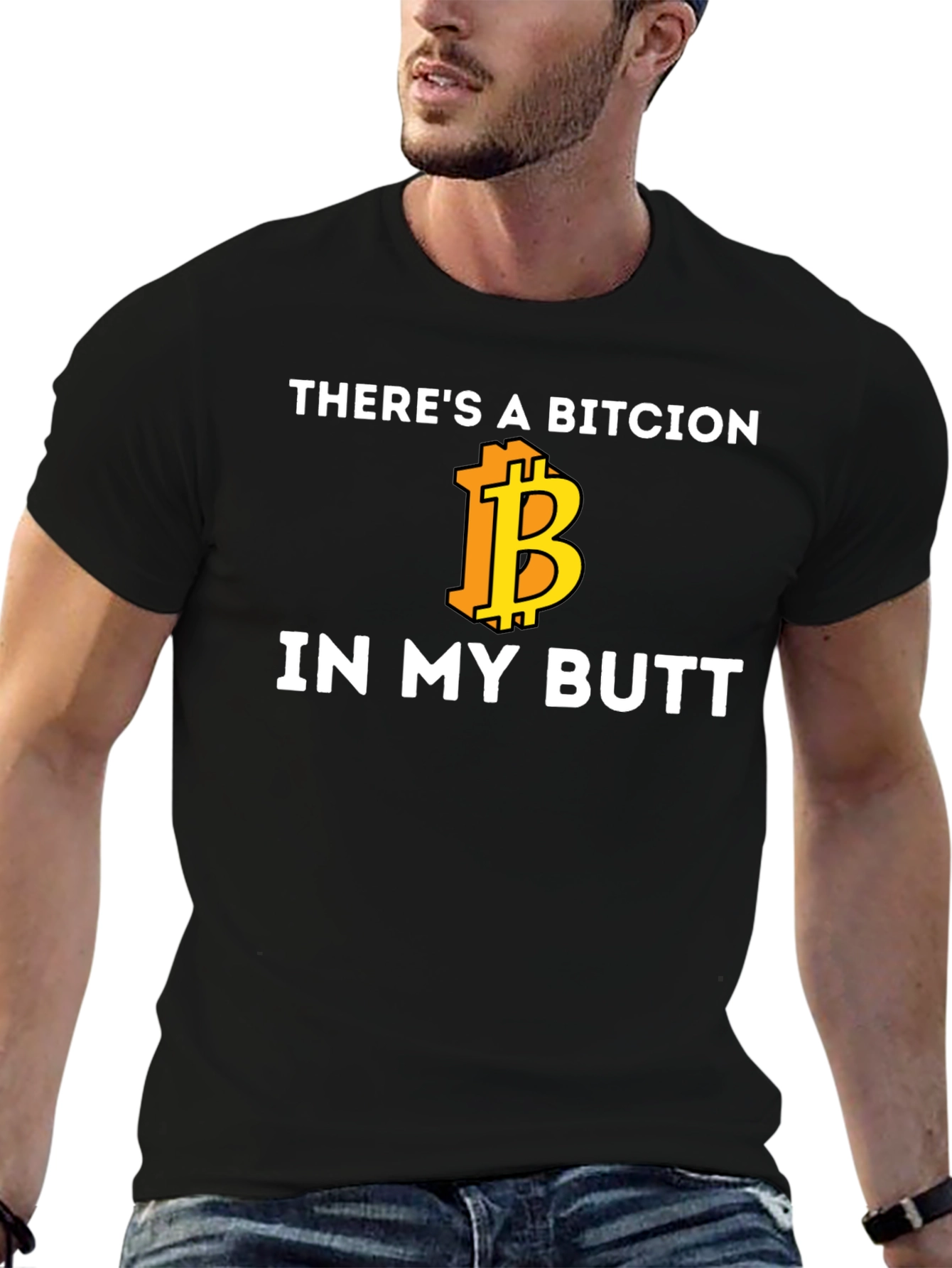 Bitcoin Butt T-Shirt - Crypto Humor Tee
