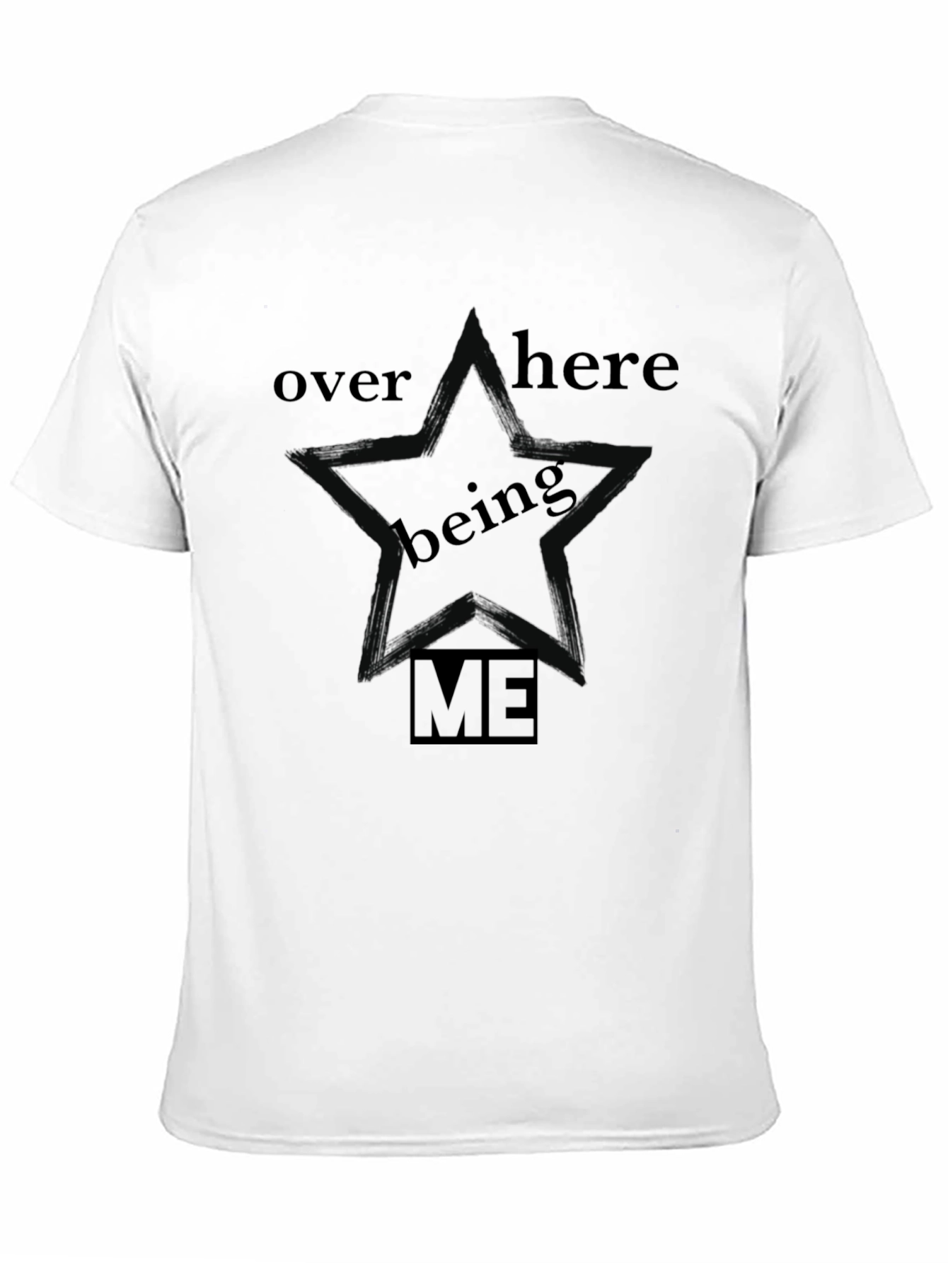 Being Me Star Graphic Black T-Shirt