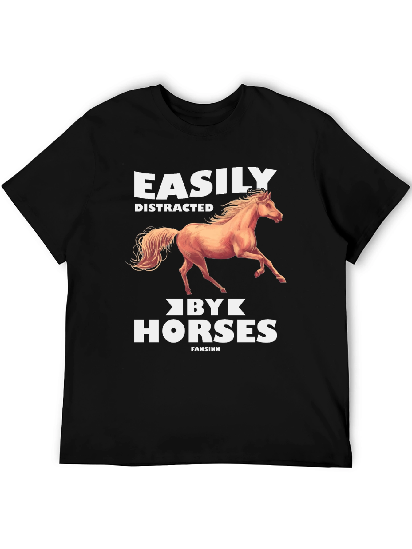 Easily Distracted by Horses Graphic Tee