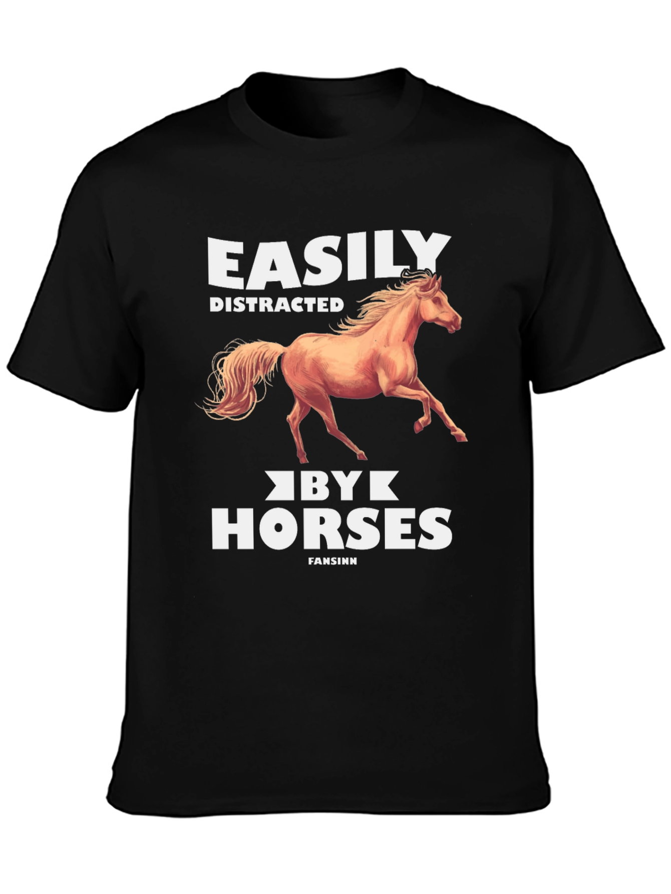 Easily Distracted by Horses Graphic Tee
