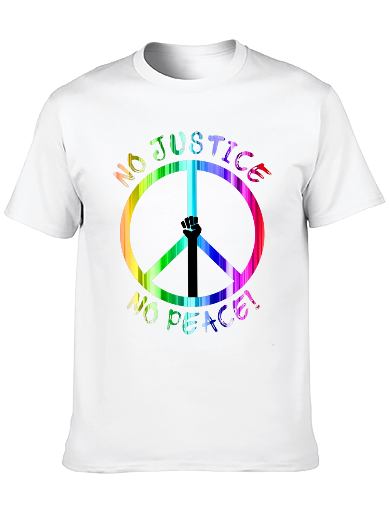 Peace & Justice Rainbow Tee