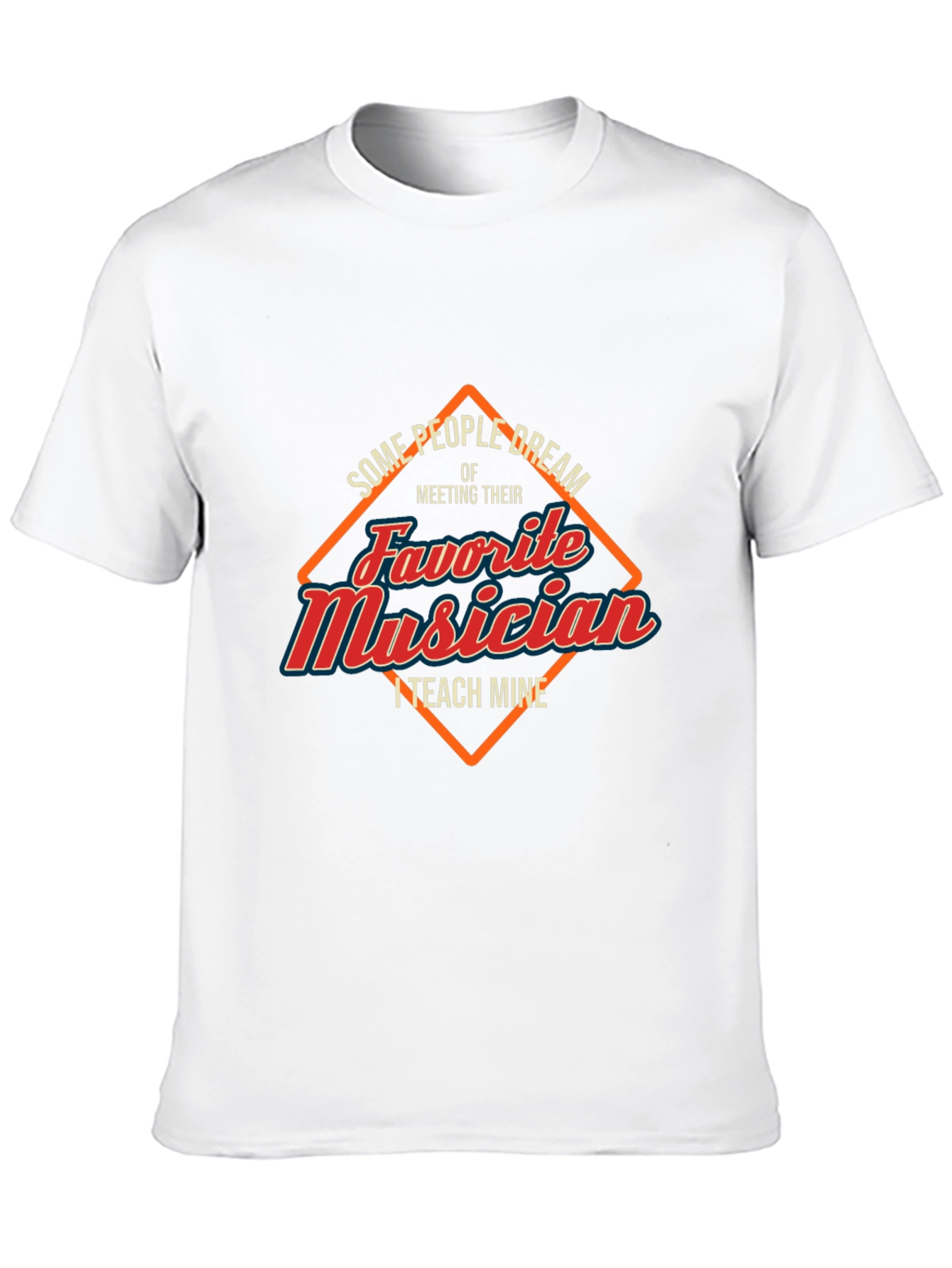 Musician Teacher Graphic Tee - Black Cotton T-Shirt