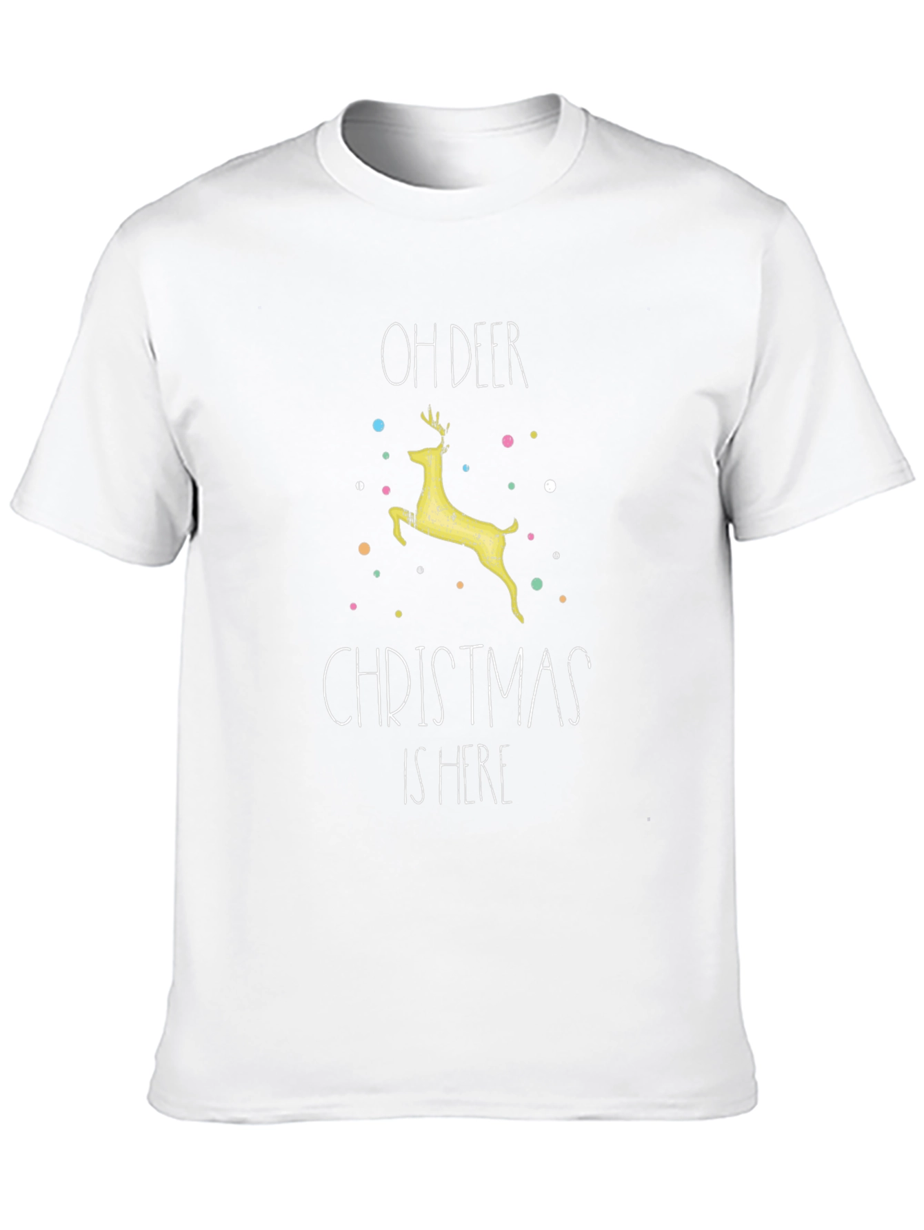Oh Deer Christmas T-Shirt - Holiday Festive Tee
