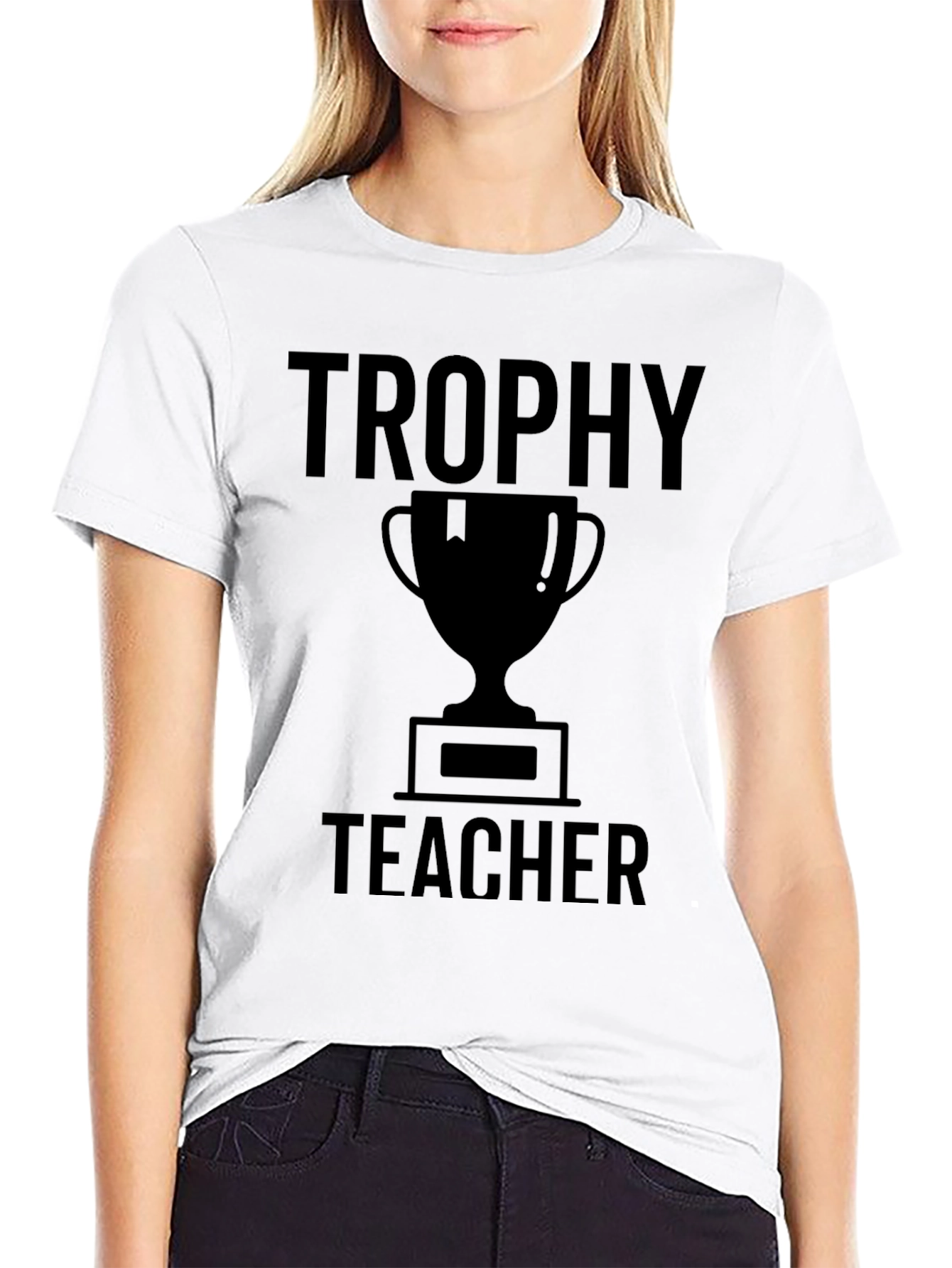 Trophy Teacher Graphic T-Shirt