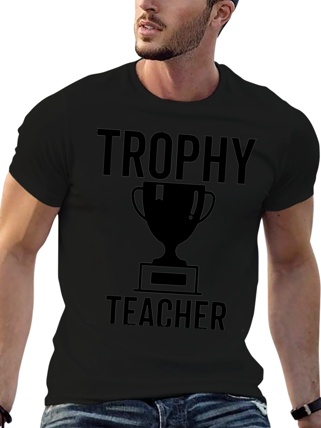 Trophy Teacher Graphic T-Shirt