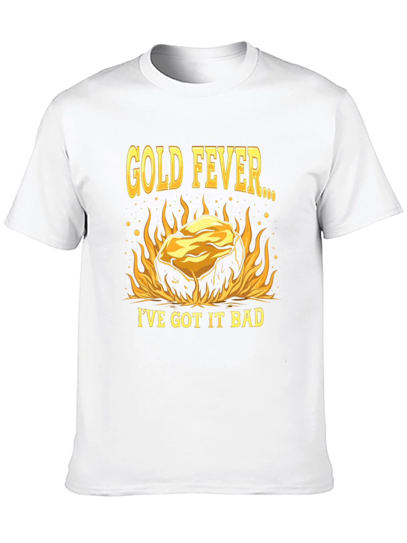 Gold Fever Black T-Shirt