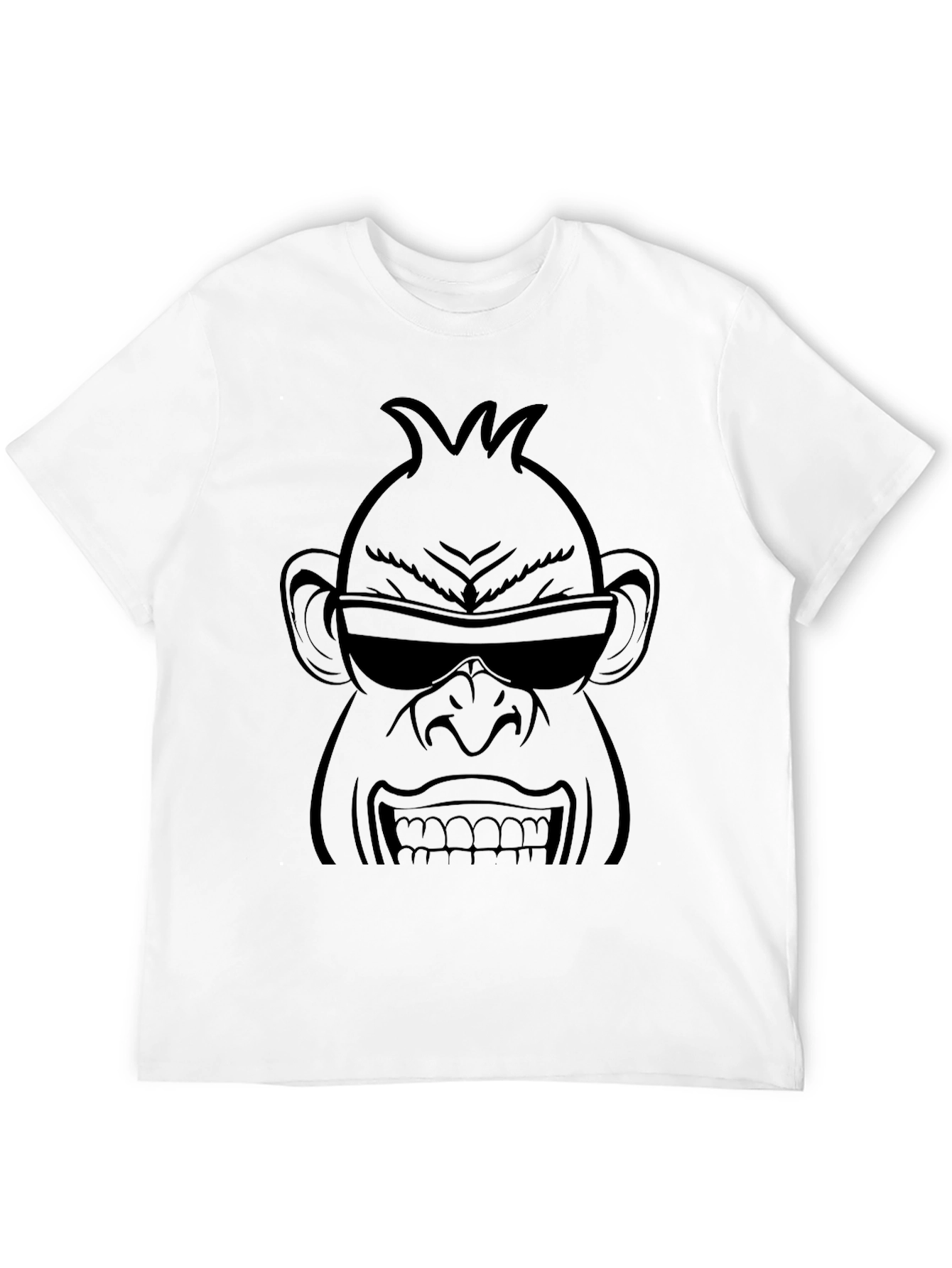 Cool Gorilla Graphic Tee - Black