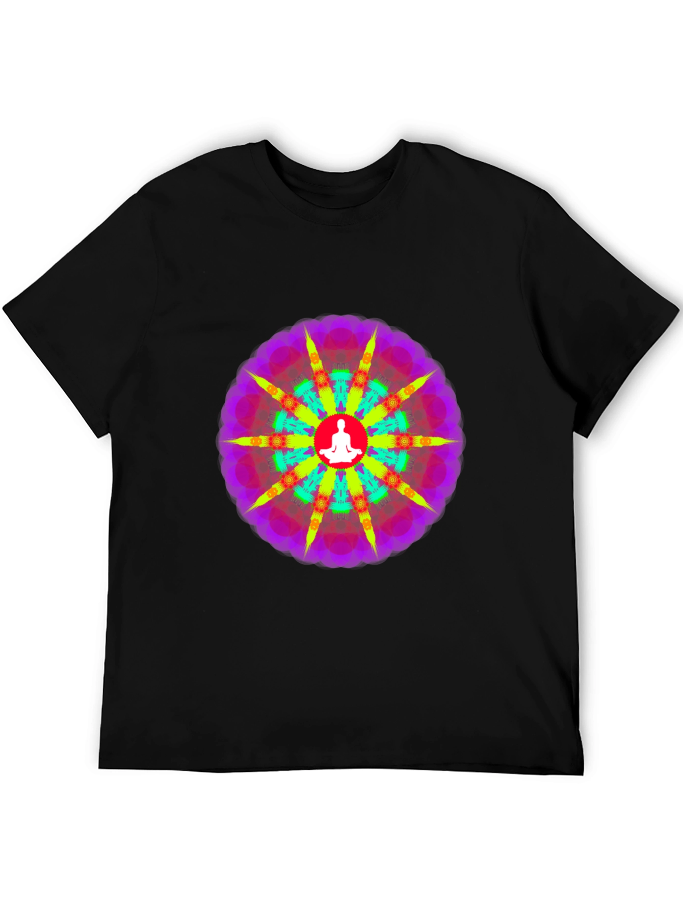 Psychedelic Mandala Yoga T-Shirt