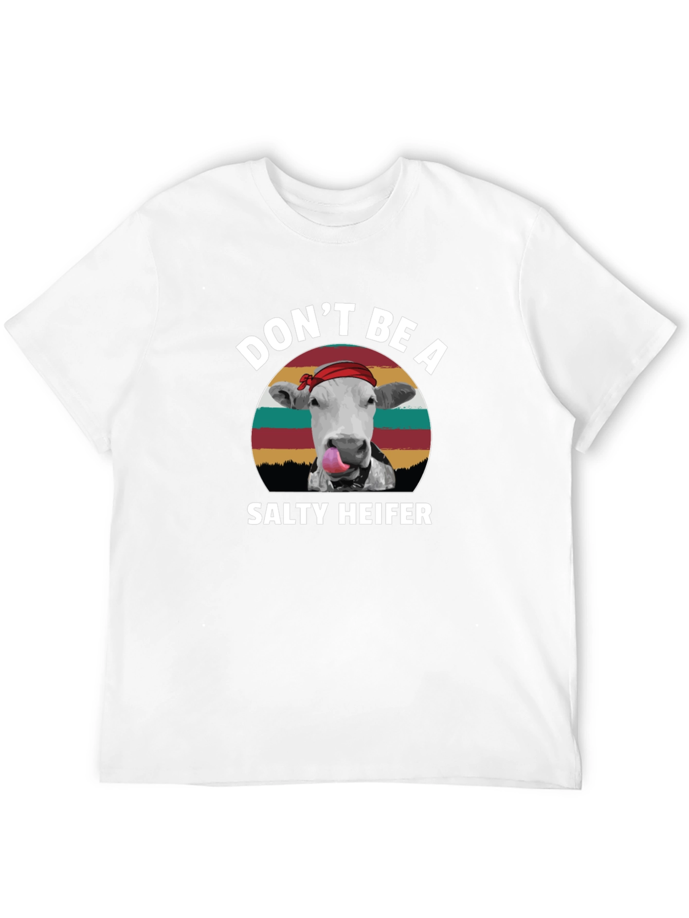 Dont Be A Salty Heifer Black T-Shirt