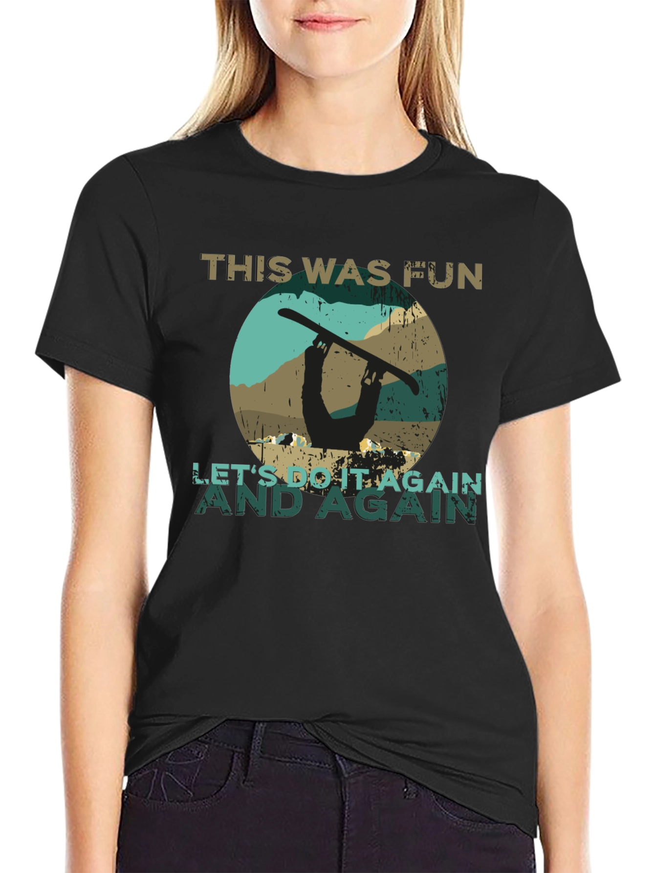 This Was Fun Snowboarding T-Shirt