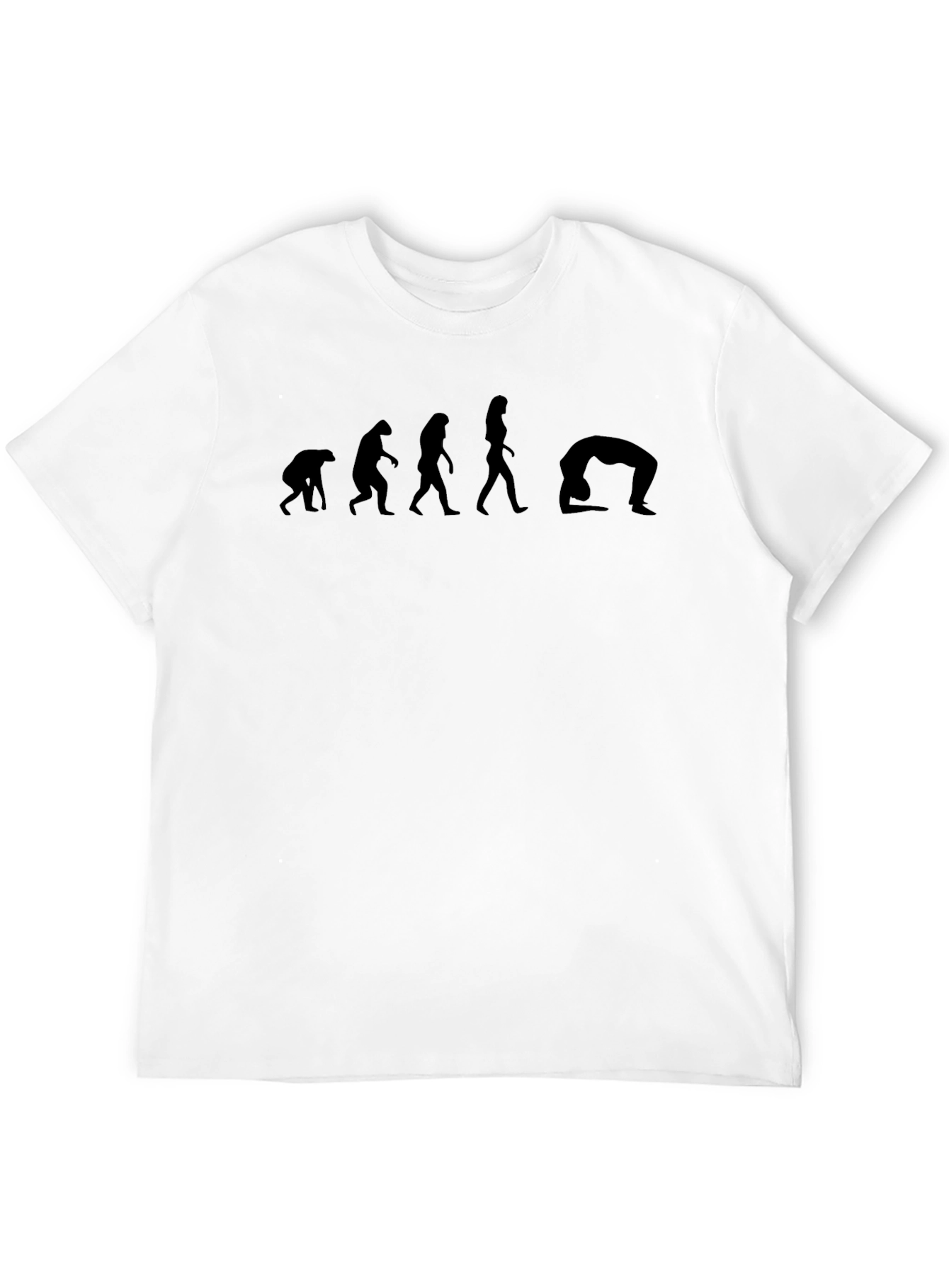 Evolution of Yoga Black T-Shirt